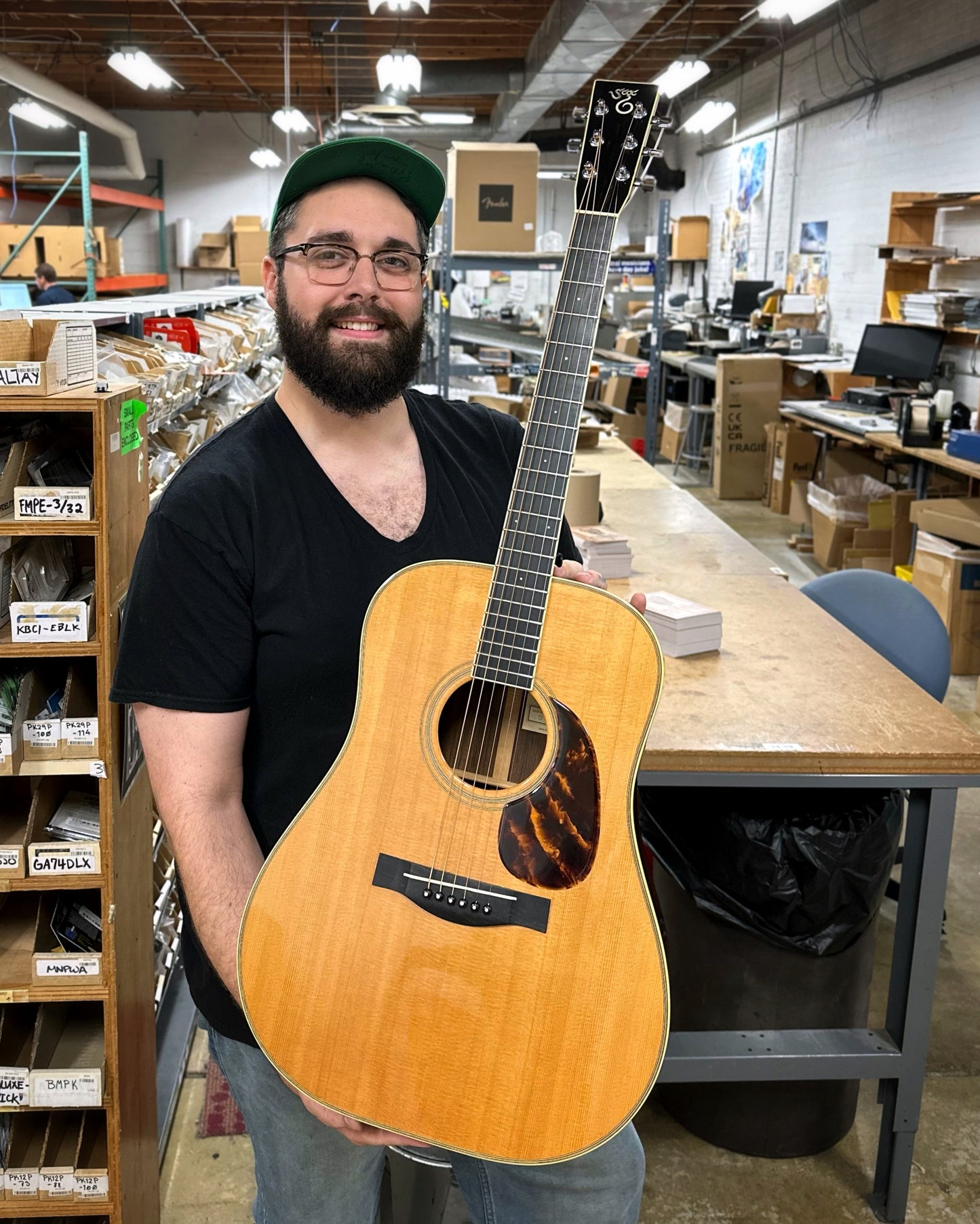 Showroom photo of Santa Cruz D Rosewood Acoustic Guitar (1996)