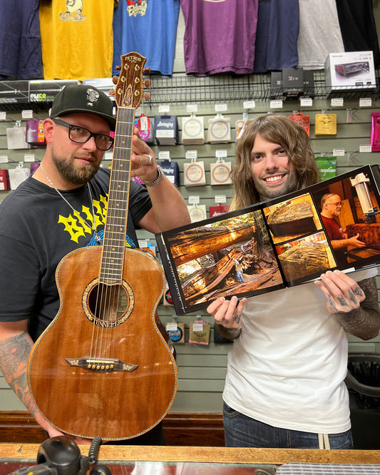 Showroom photo of Petros Tunnel 13 Redwood Grand Concert Acoustic Guitar (2018)