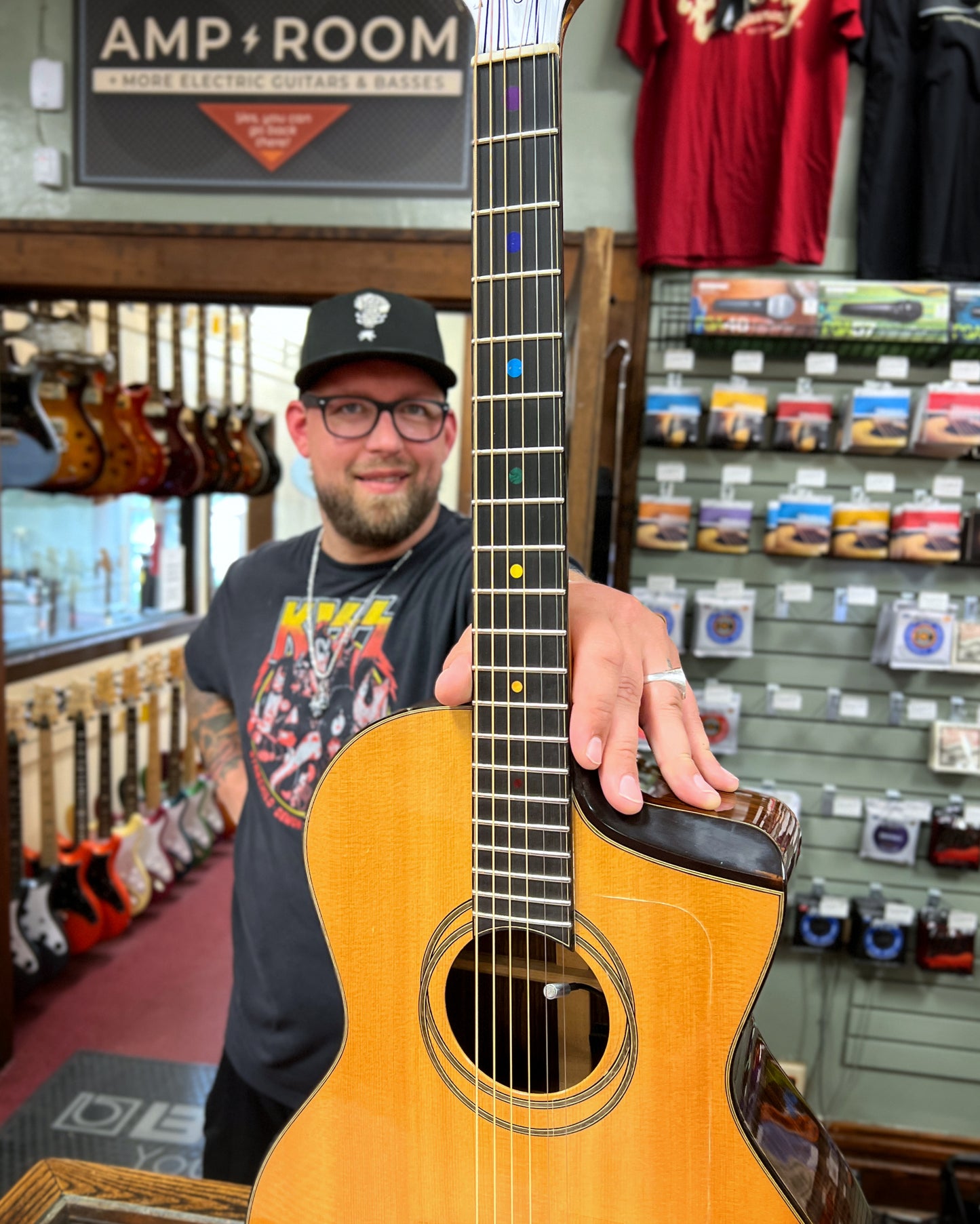 Showroom photo of Front of Gary L. Zimnicki Acoustic Guitar