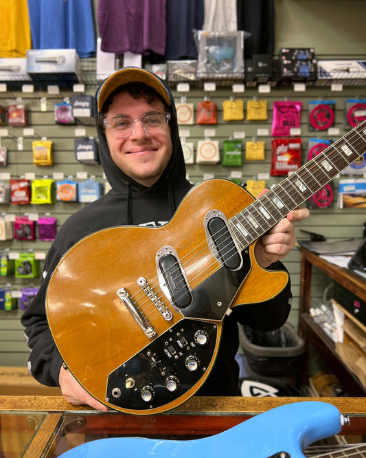 Showroom photo of Front of Gibson Les Paul Recording Electric Guitar