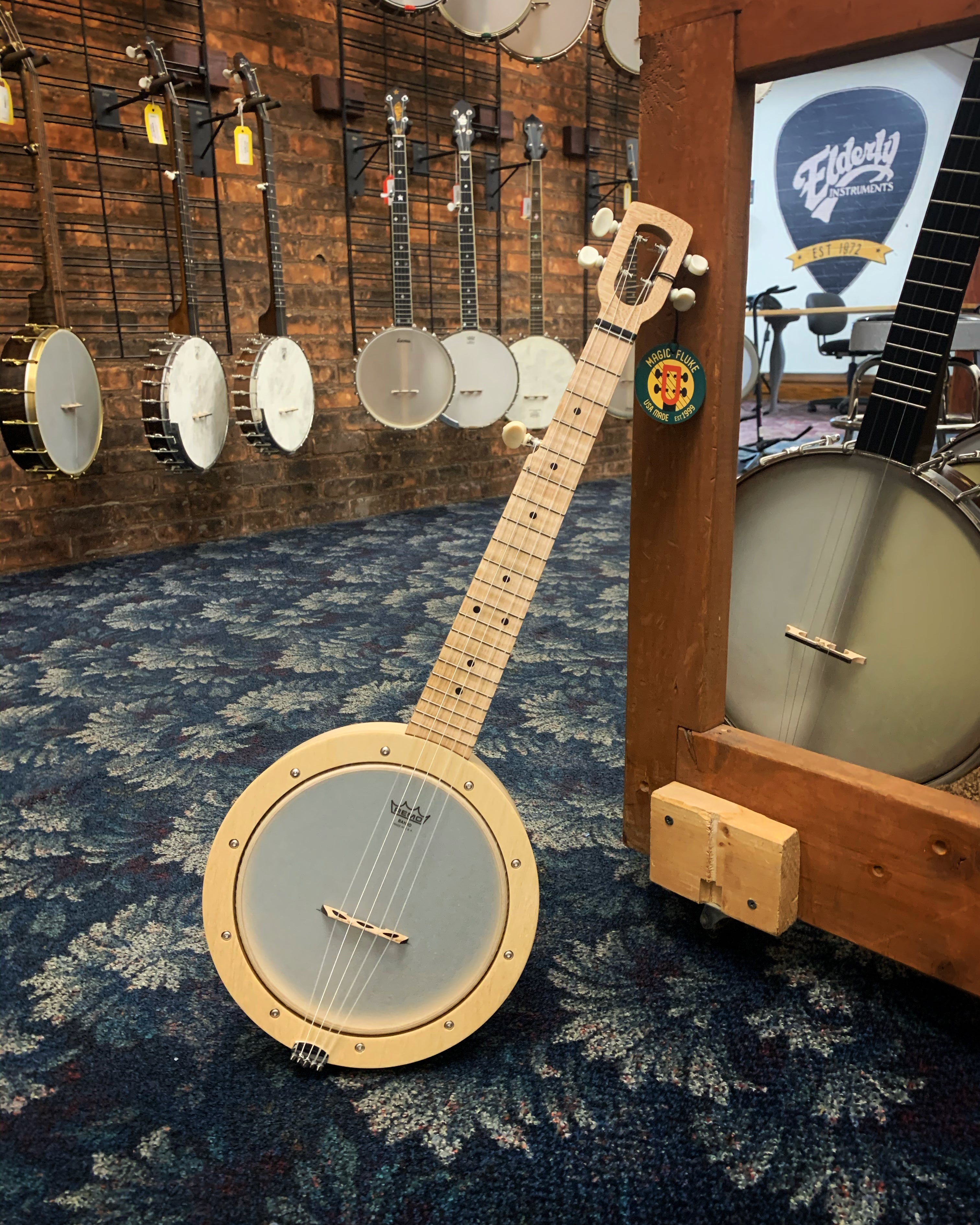 Magic fluke banjo top