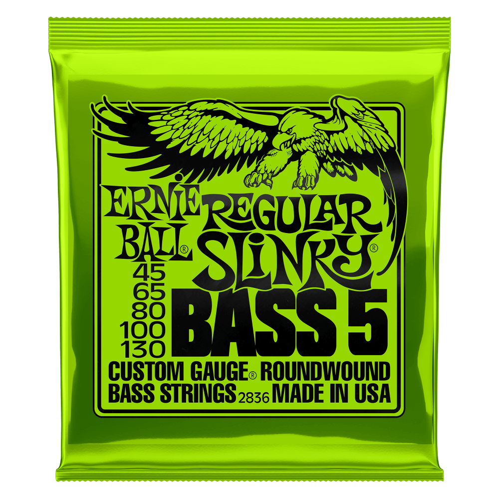 ERNIE BALL 2836 REGULAR SLINKY NICKEL WOUND 5-STRING ELECTRIC BASS STRING SET