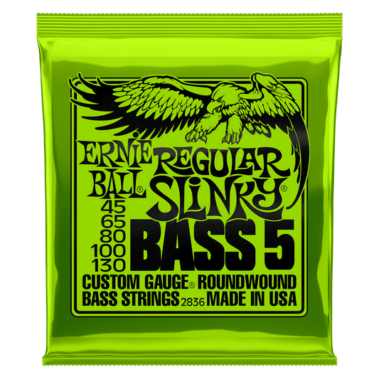 ERNIE BALL 2836 REGULAR SLINKY NICKEL WOUND 5-STRING ELECTRIC BASS STRING SET