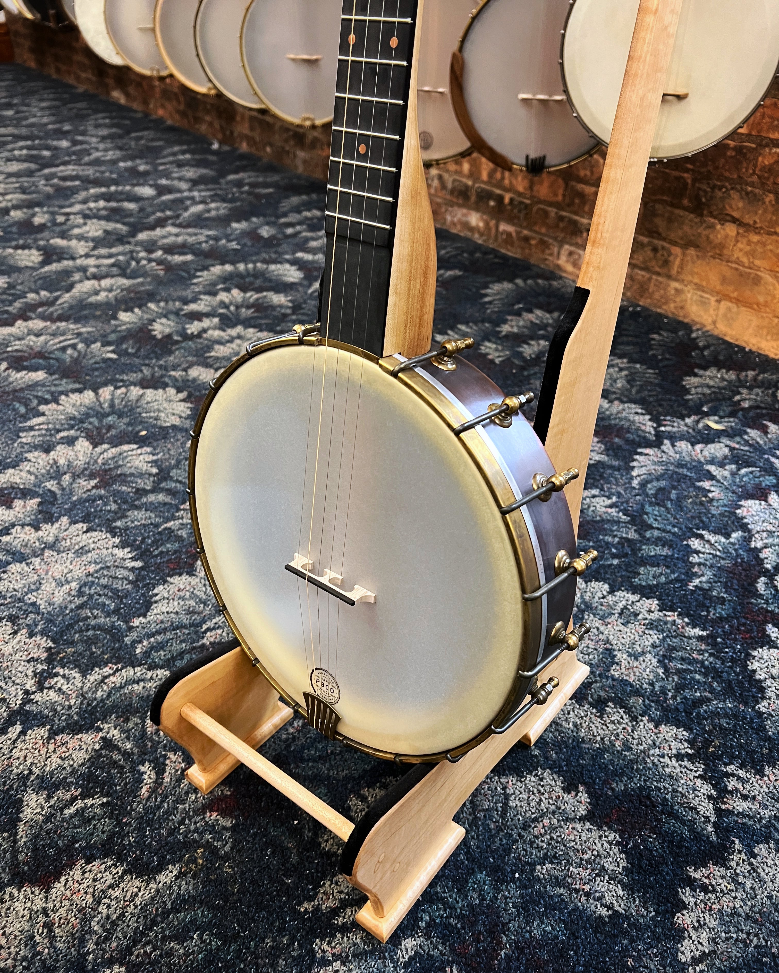 Pisgah 12 Cherry Rambler Dobson Special Copper Openback Banjo Short Elderly Instruments