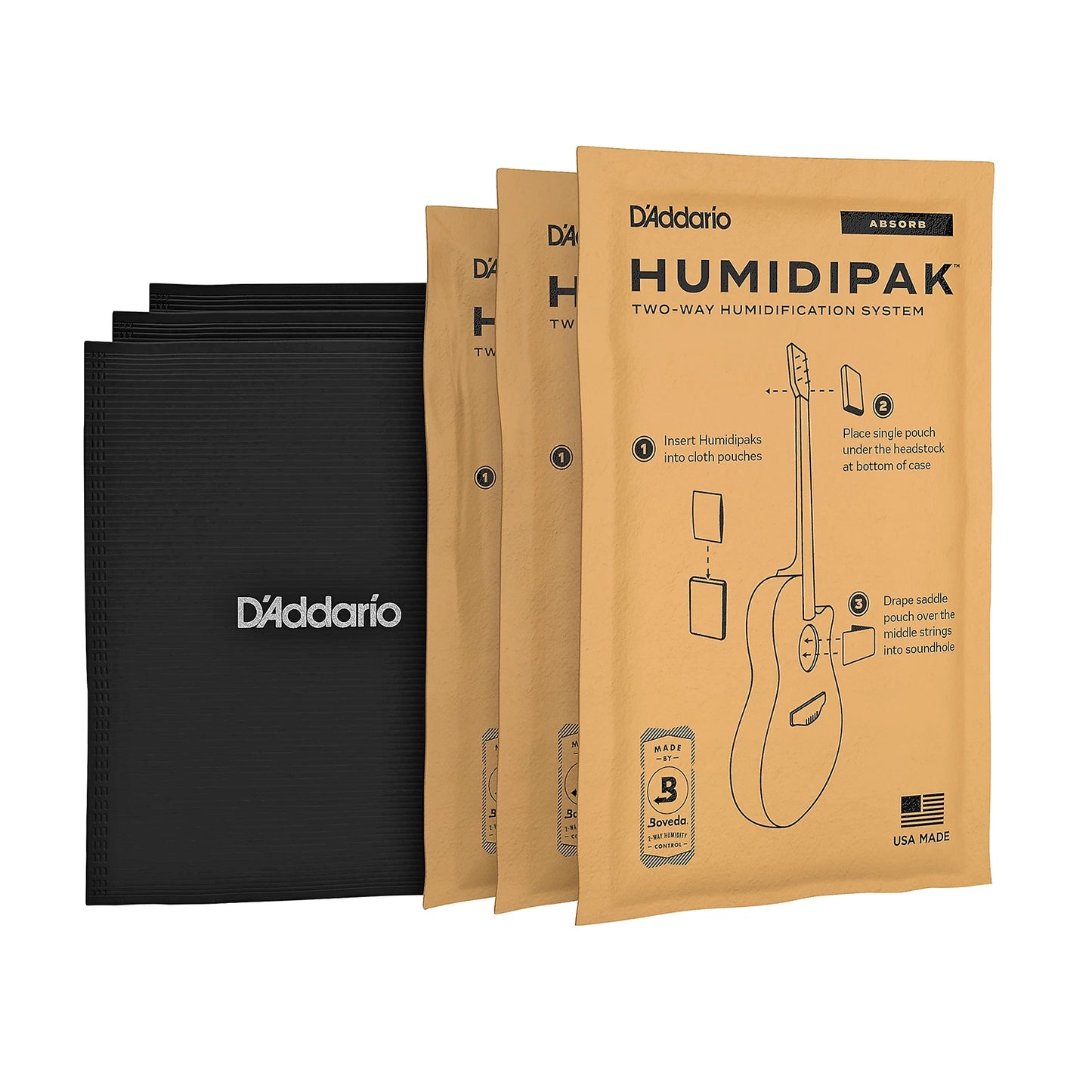 D'Addario Humidipack Absorb Humidity System