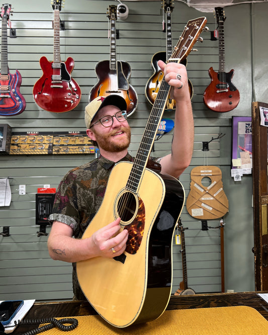 Showroom Photo of Front of Recording King RD-342 Tonewood Reserve Elite Dreadnought