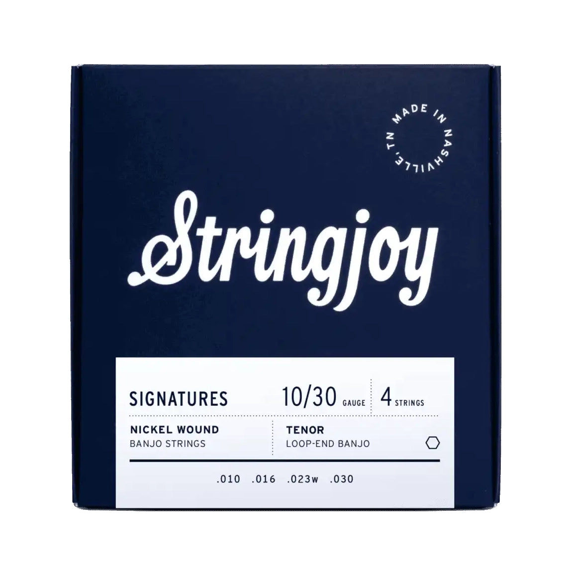 Package of Stringjoy Signatures Nickel Wound 4-String Tenor Banjo Strings