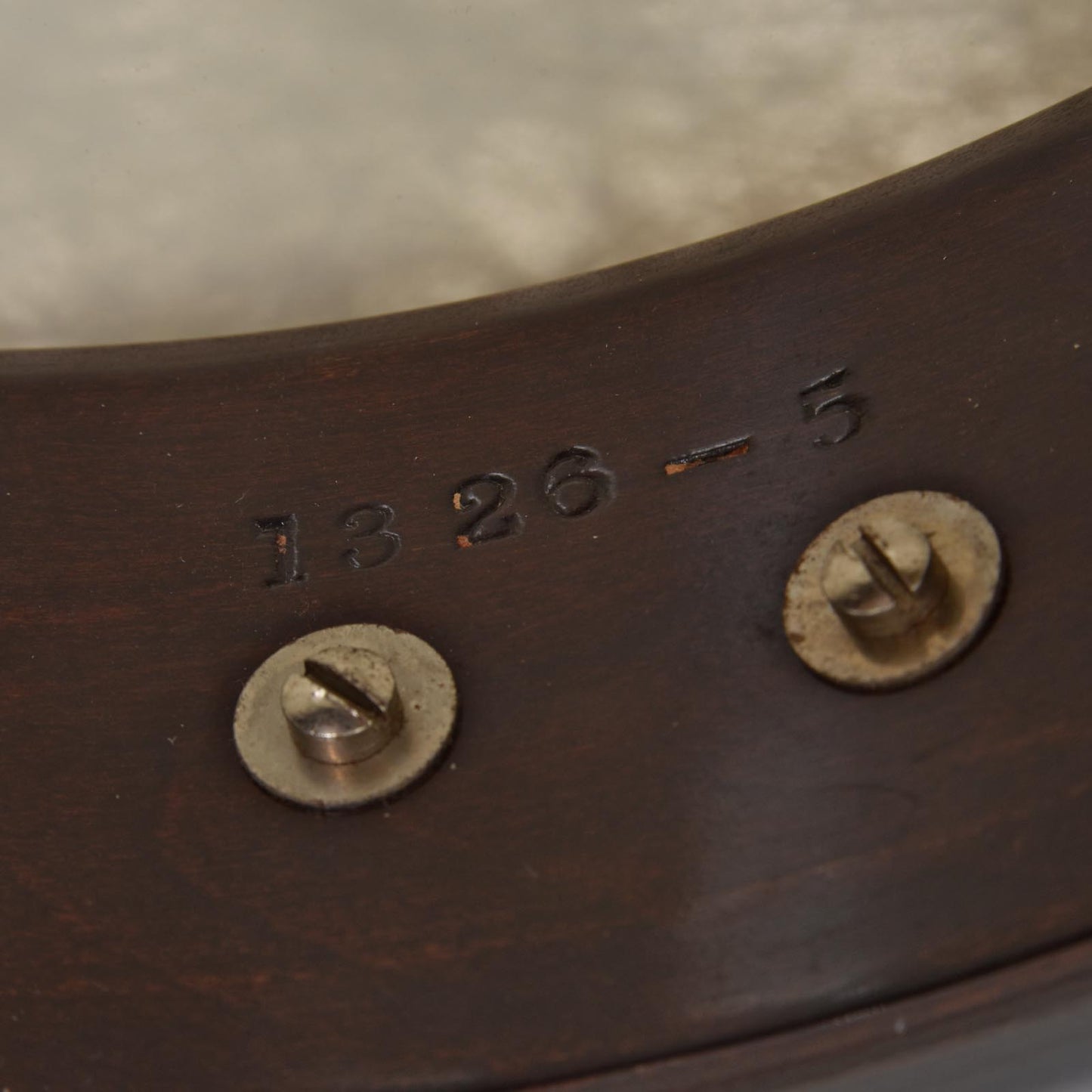 Serial number on side of rim of Gibson MB-1 Banjo Mandolin (1934)