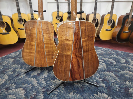 Showroom photo of Martin Super D Koa Dreadnought Guitar & Case