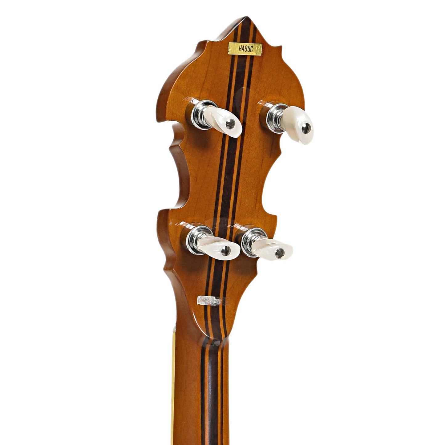 Back headstock of Eastman MD-815 F-Model Mandolin (2020)