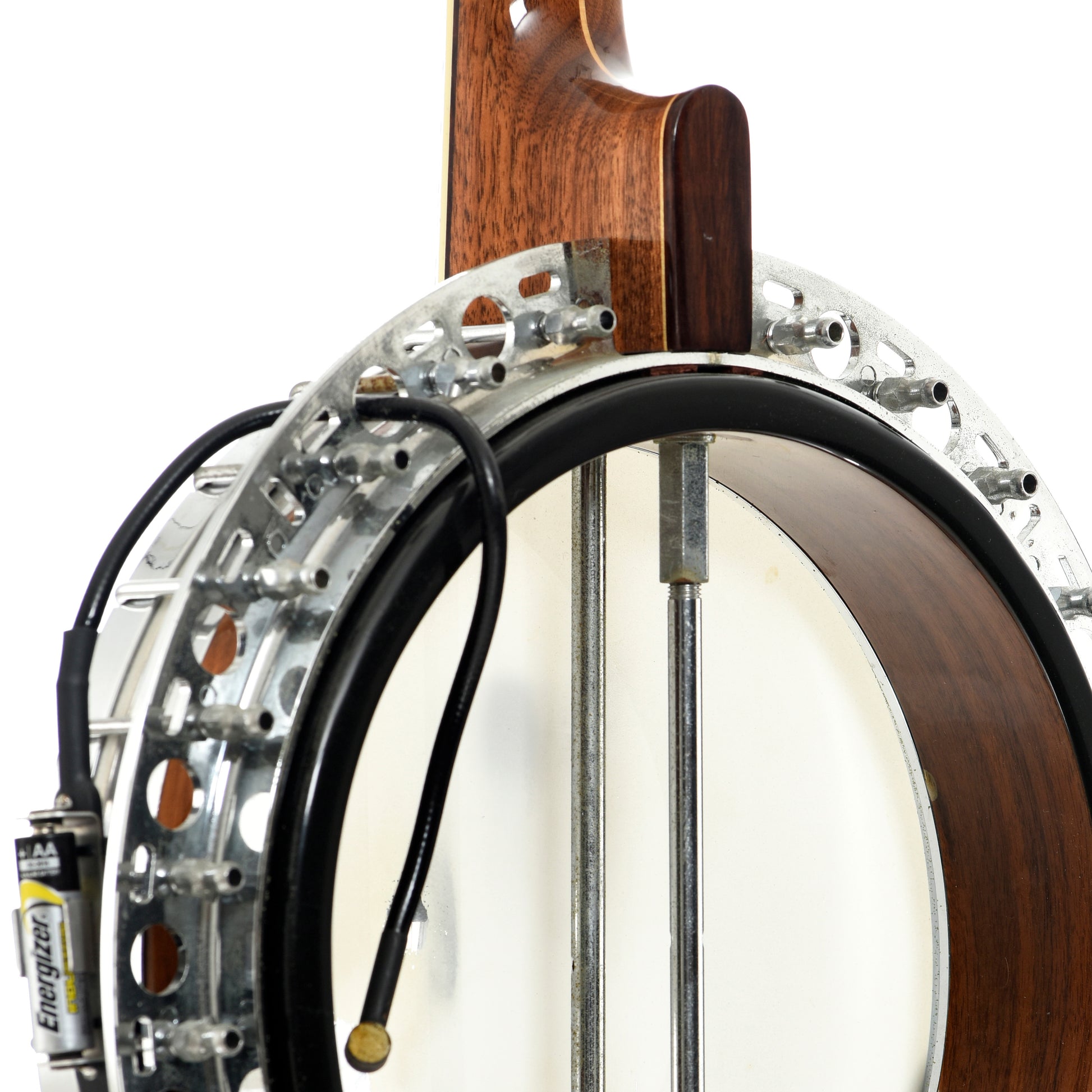 Neck joint of Fender Artist Resonator Banjo (c.1969)