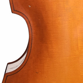 Back waist of  Englehardt C-1 3/4 Upright Bass (1992)