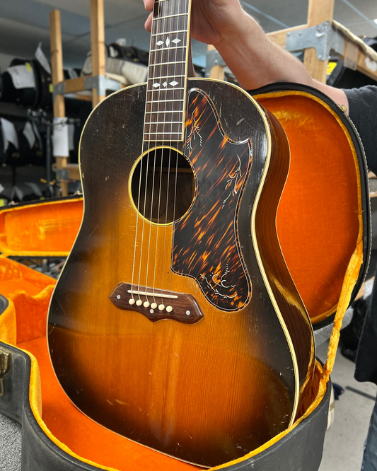 Showroom Photo of Front of Recording King Ray Whitley (by Gibson) Acoustic Guitar (1939)