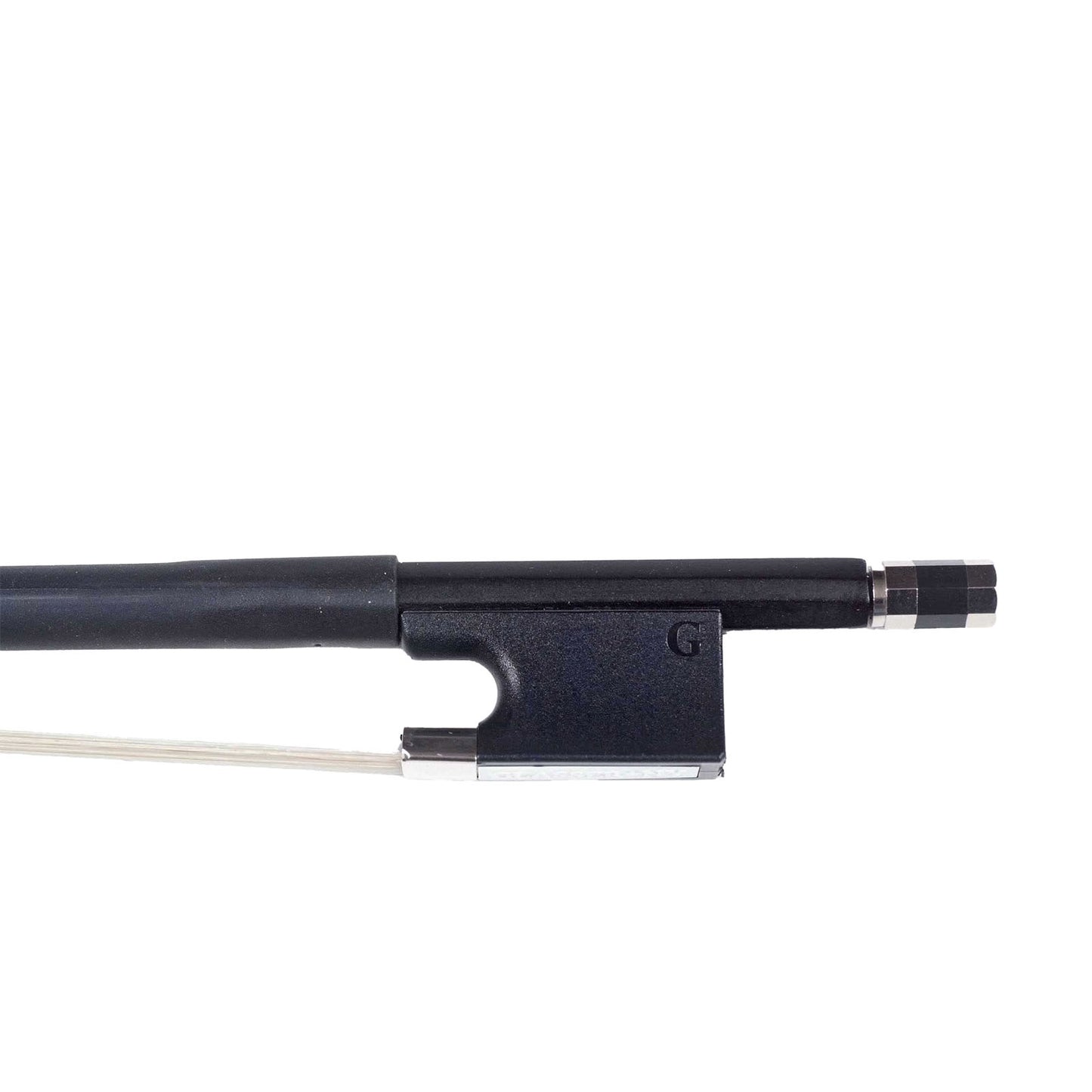 Frog of Glasser H Series Fiberglass Violin Bow, 1/2