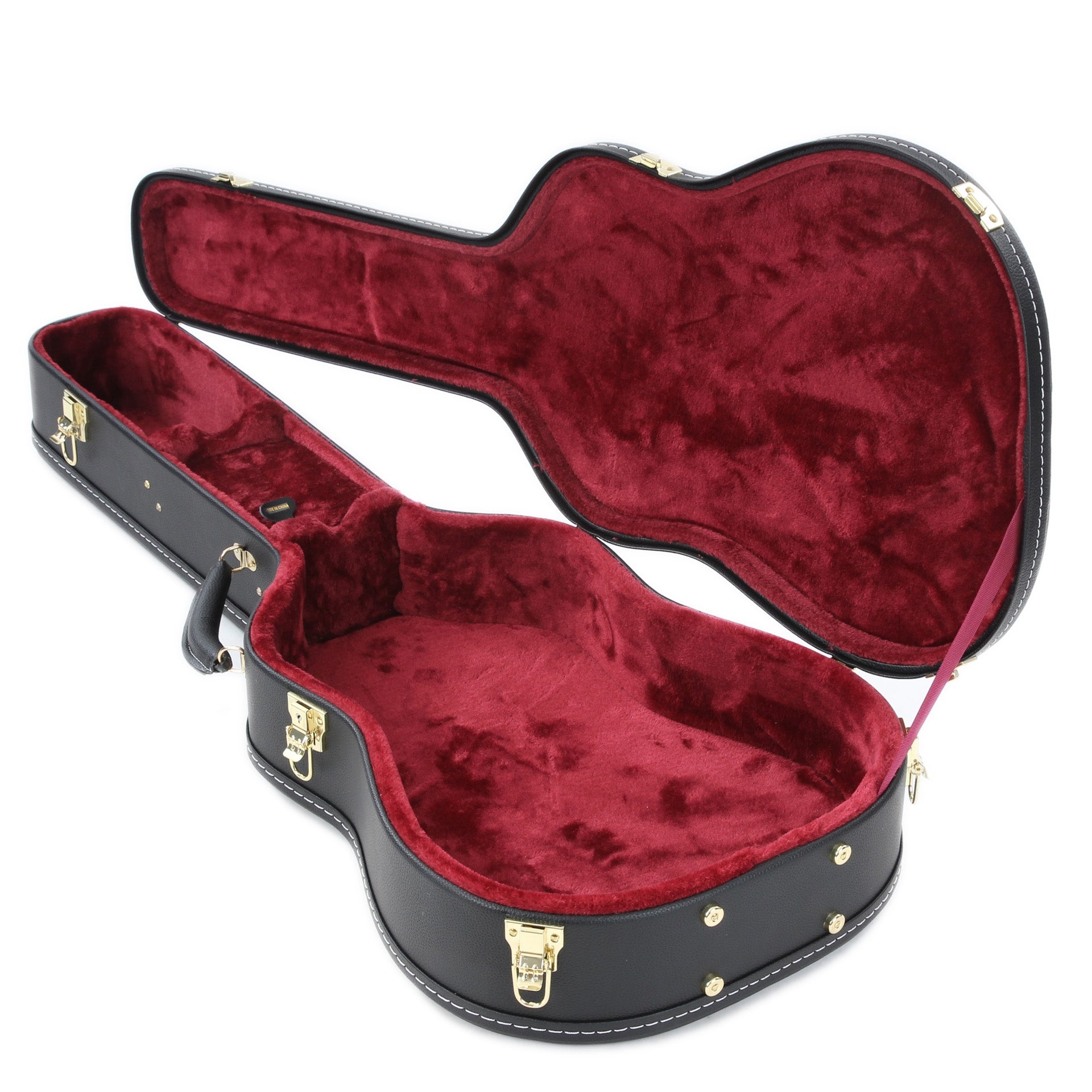 Full Inside and Side of Guardian B-Stock 33 Series Premier Deluxe Archtop Hardshell Guitar Case