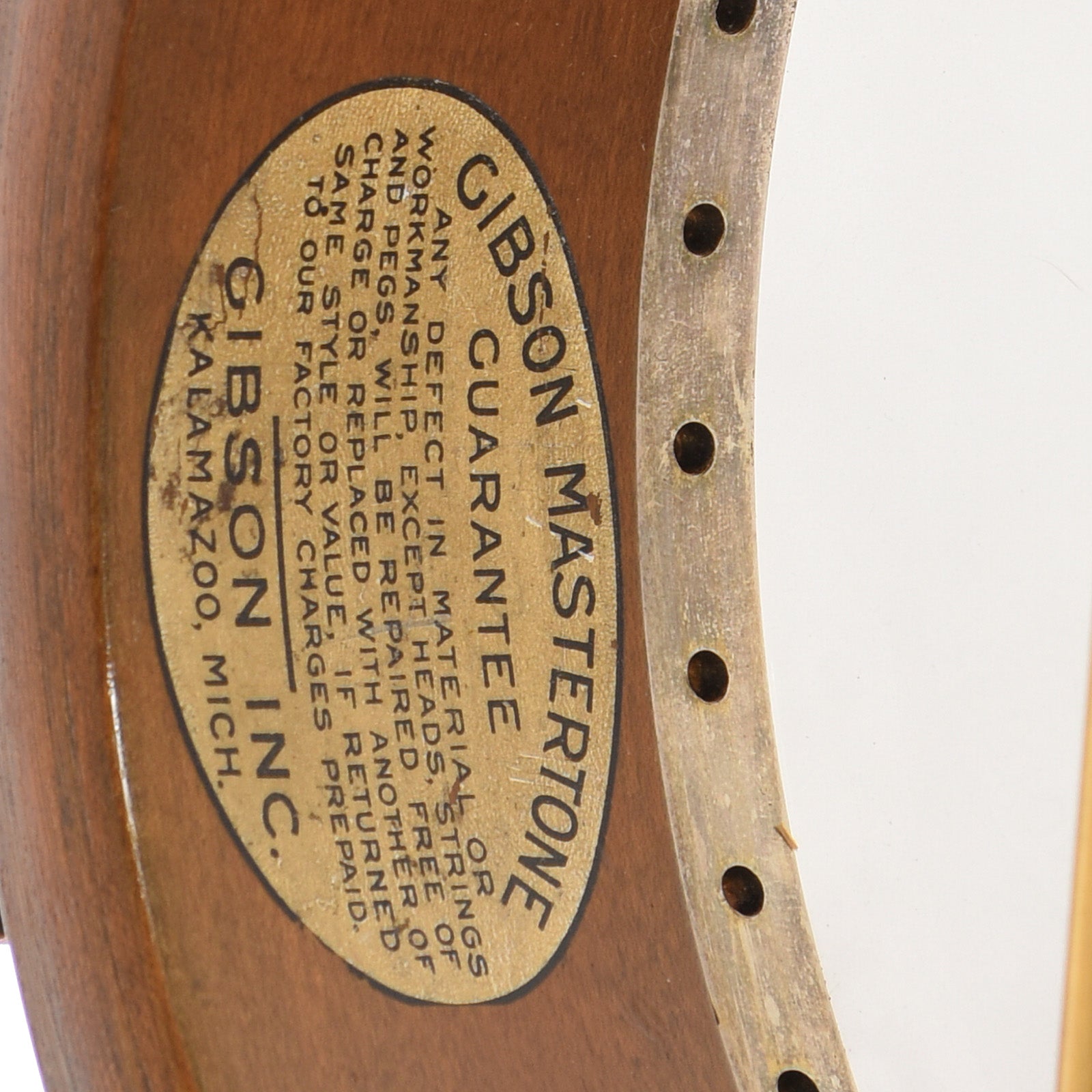 Gibson TB-6 Checkerboard Conversion Resonator Banjo (1928)
