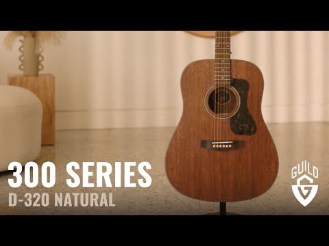 Video demo of Guild 300 Series D-320 Acoustic Guitar