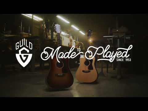 Video Overview of Guild D-40 Standard Acoustic Guitar, Pacific Sunset Burst