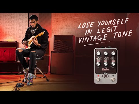 Video Demo of UAFX Ruby '63 Top Boost Amp Emulation pedal w/ Bluetooth