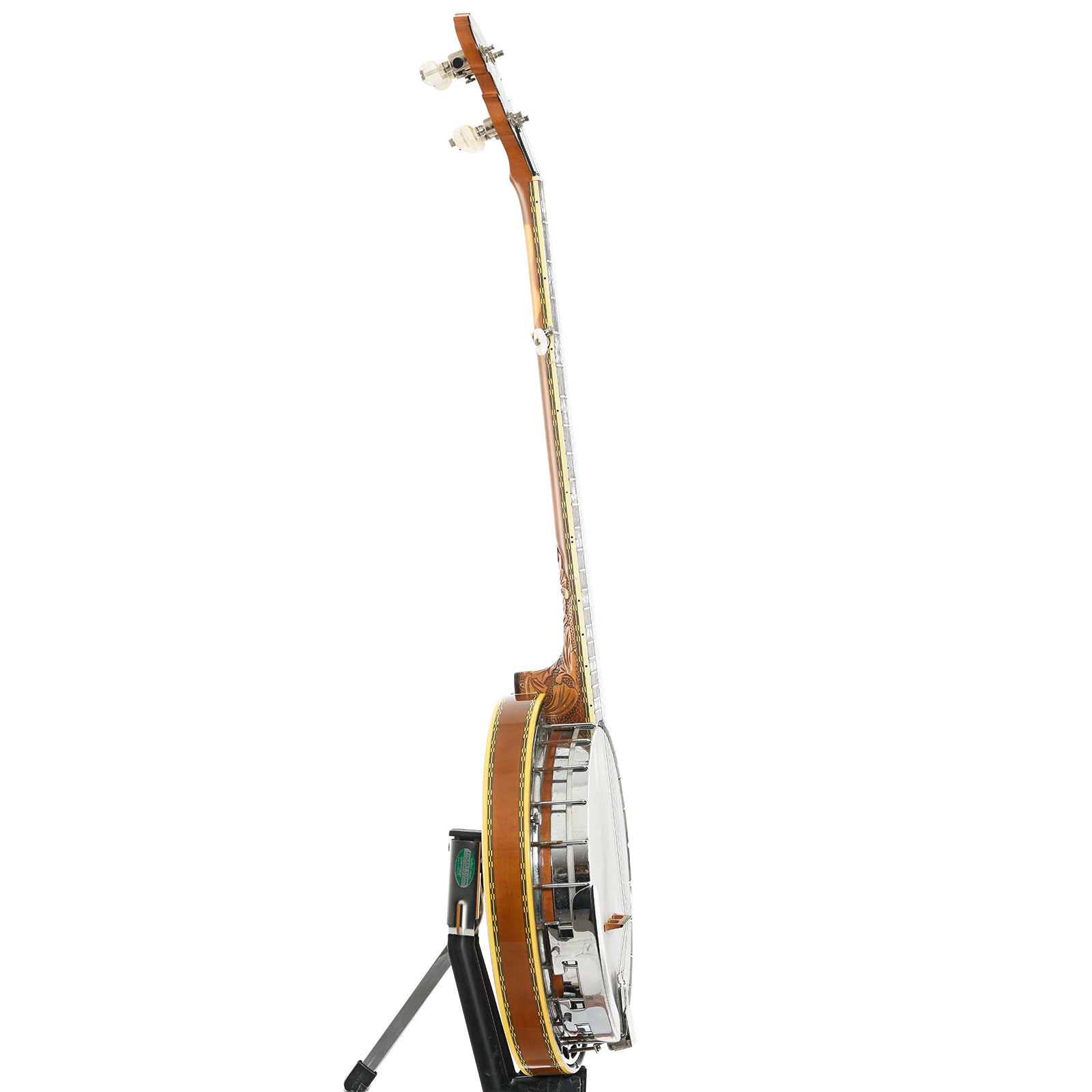 Side of Aria Pro II Flying Eagle Resonator Banjo