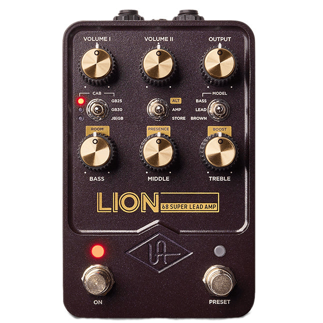 Top of UAFX Lion '68 Super Lead Amp Emulation pedal w/ Bluetooth