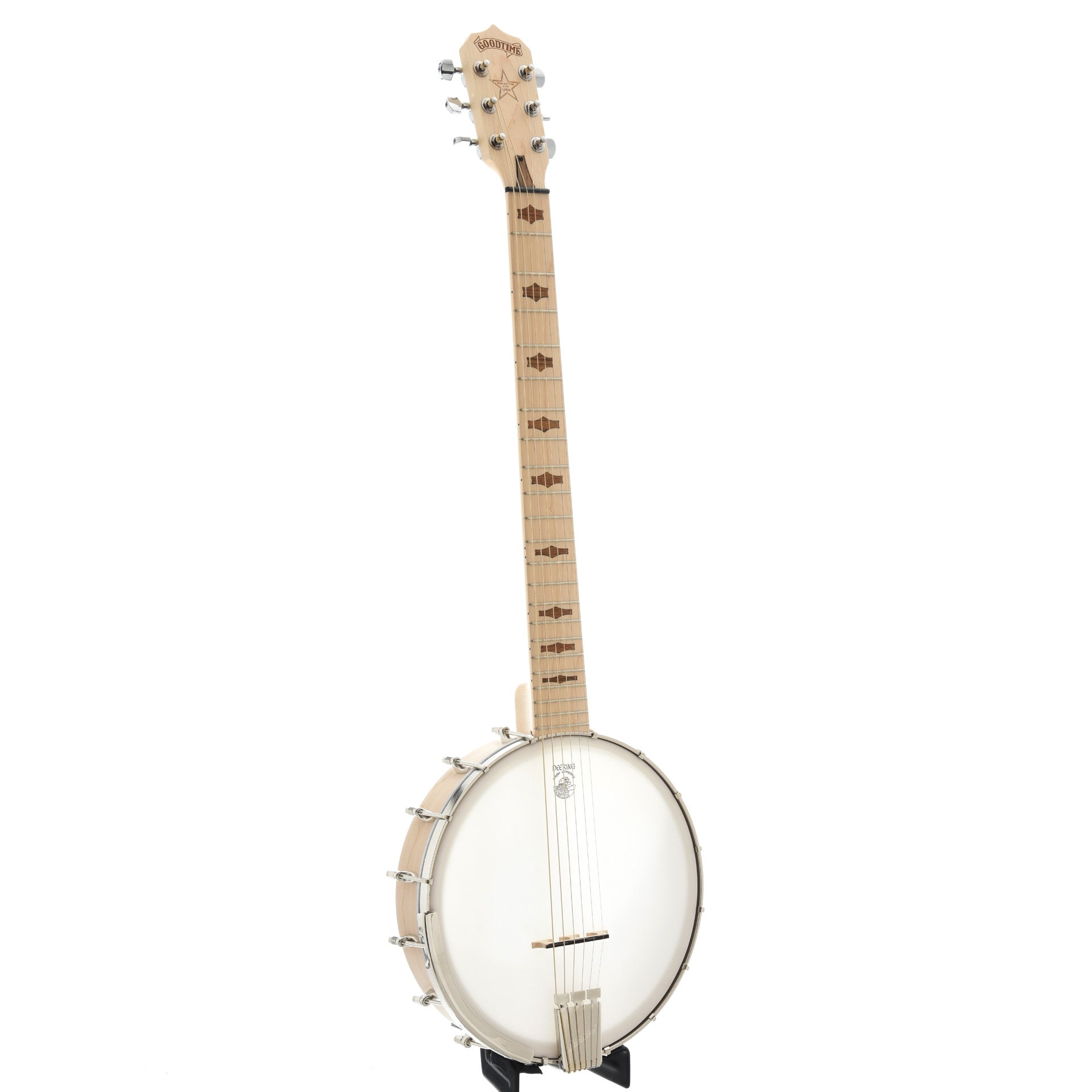 Deering Goodtime 6 String Banjo Guitar Steel Strings Elderly