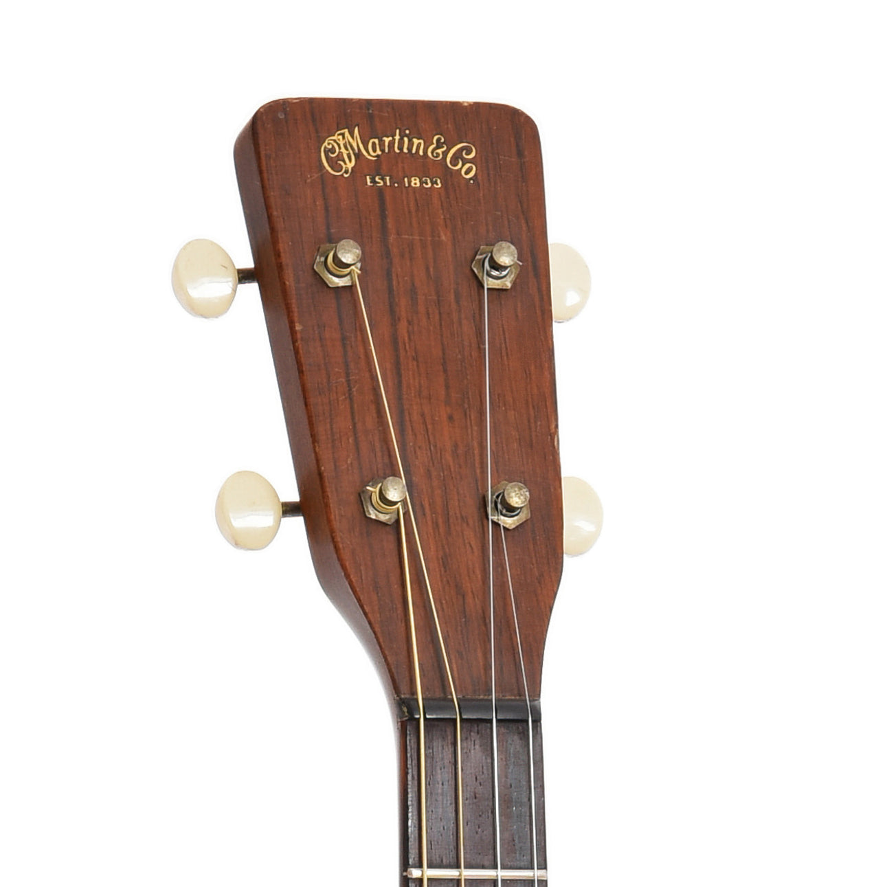 Headstock of Martin 5-15T Acoustic Tenor Guitar