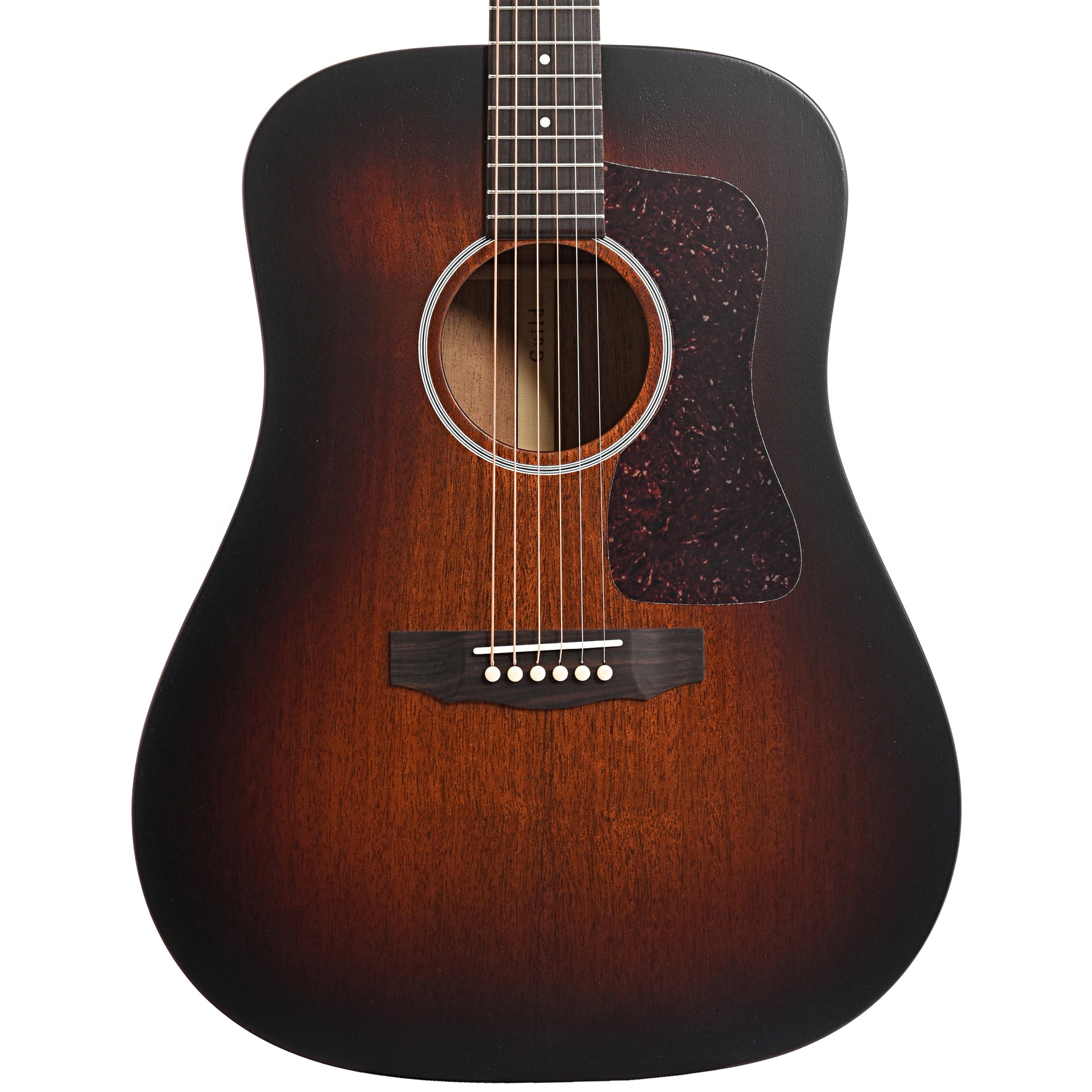 Guild all mahogany guitar top