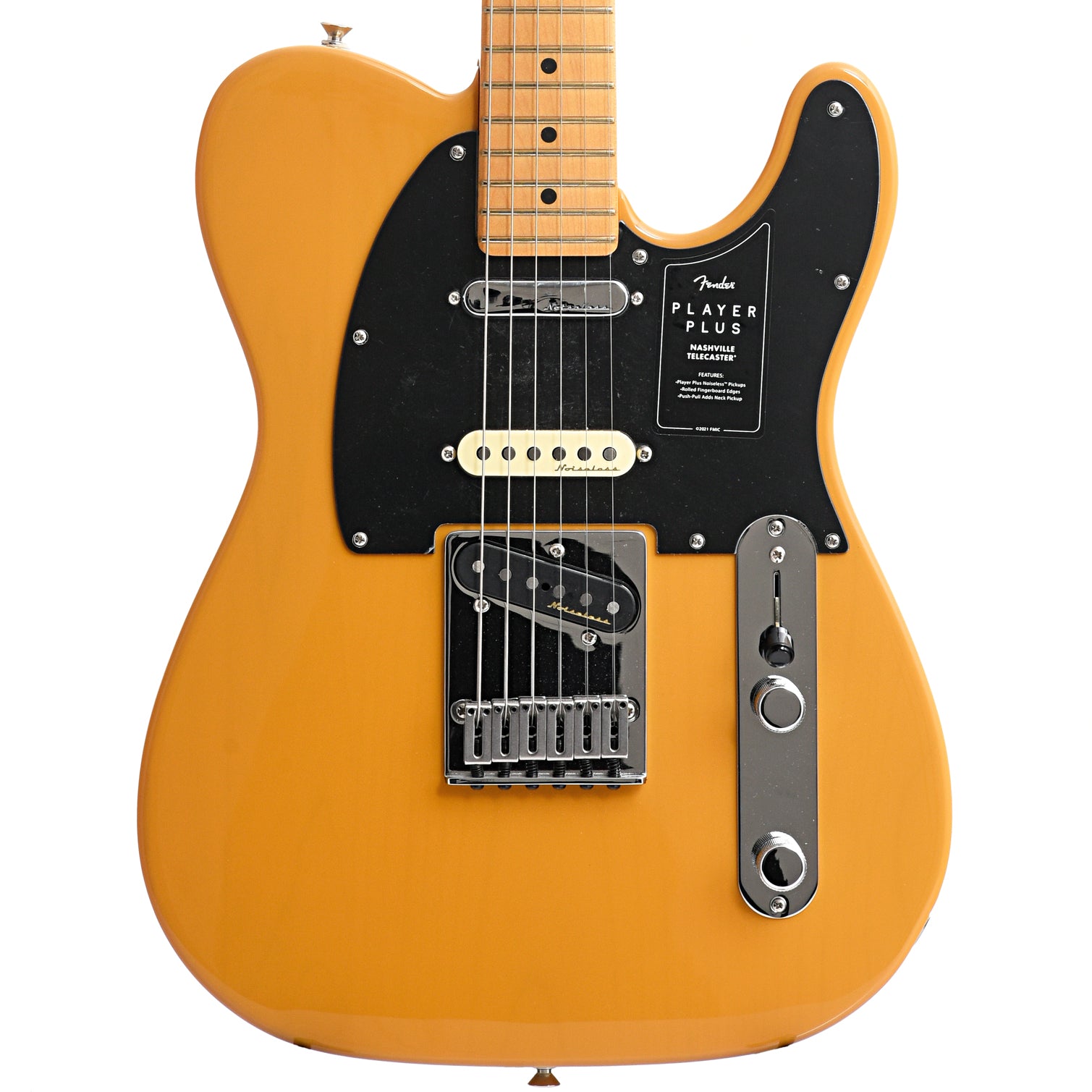 Front of Fender Player Plus Nashville Telecaster