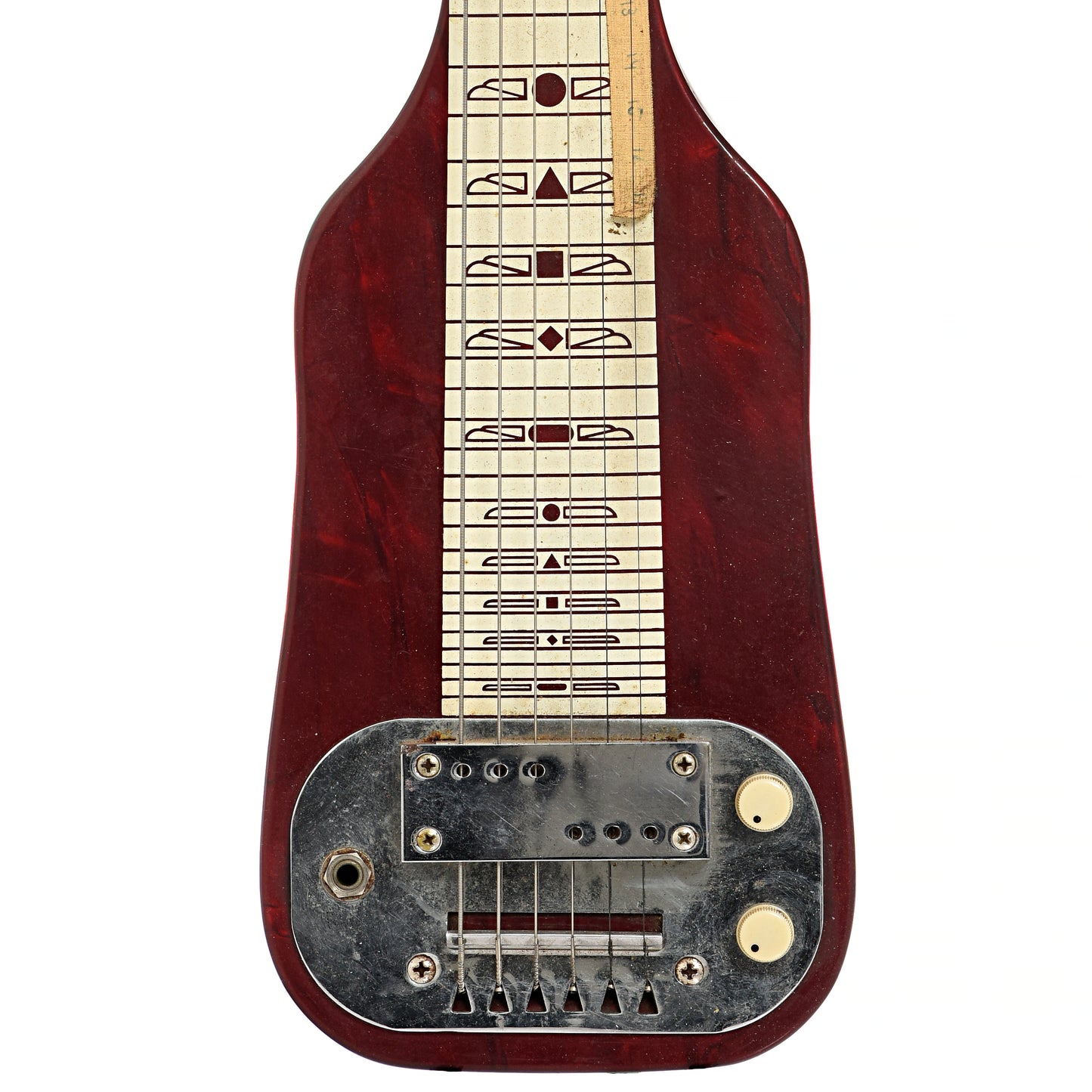 Front of Oahu Model 1444 Lap Steel (1957)