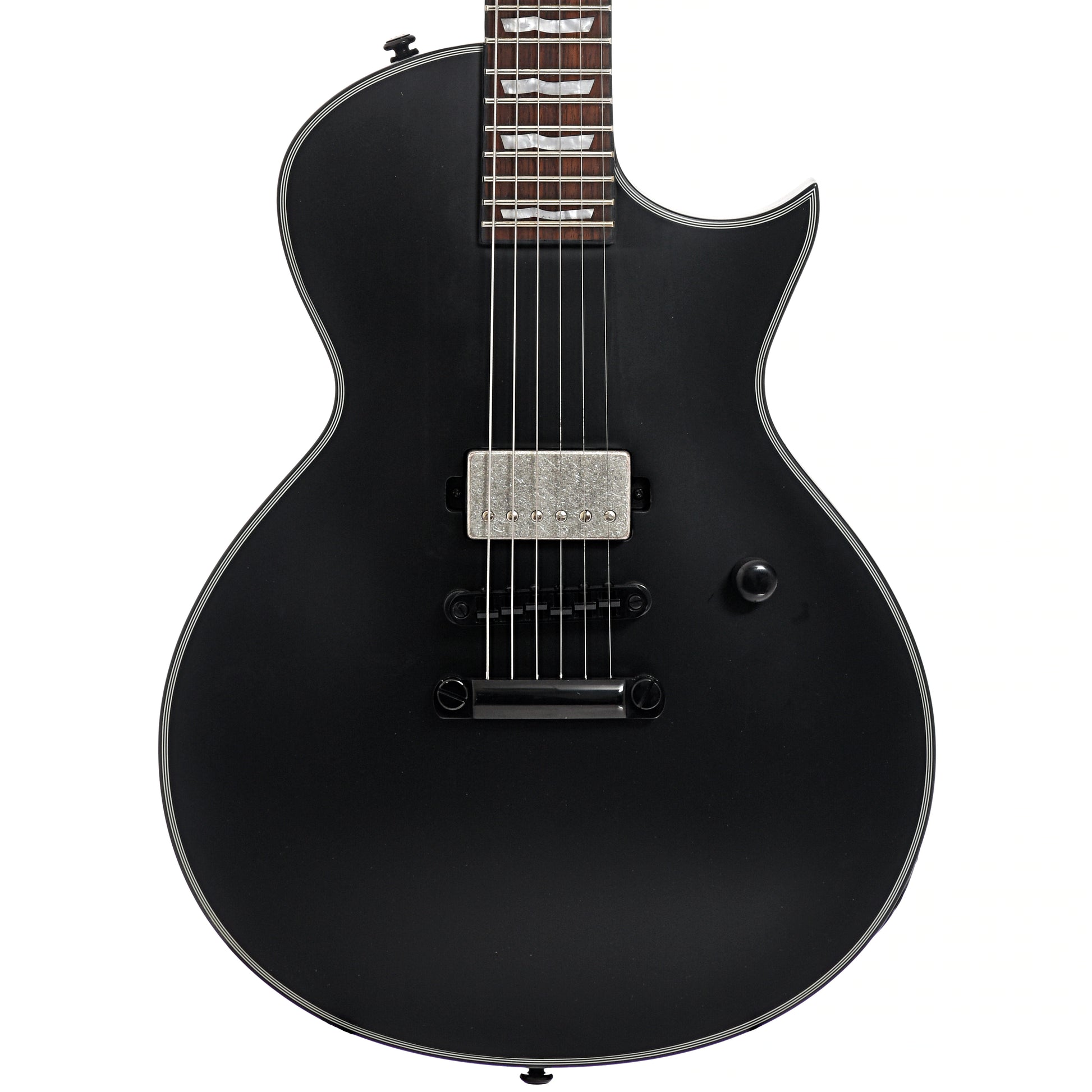 Front of ESP LTD EC-201, Black Satin