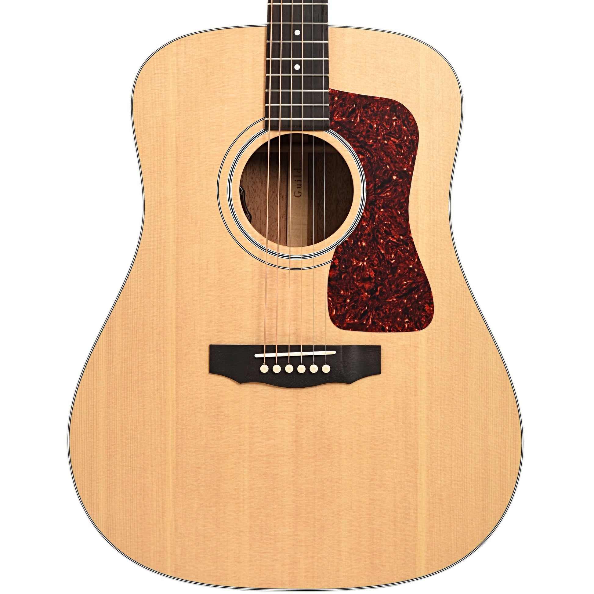 Front of Guild USA D-40E Acoustic 