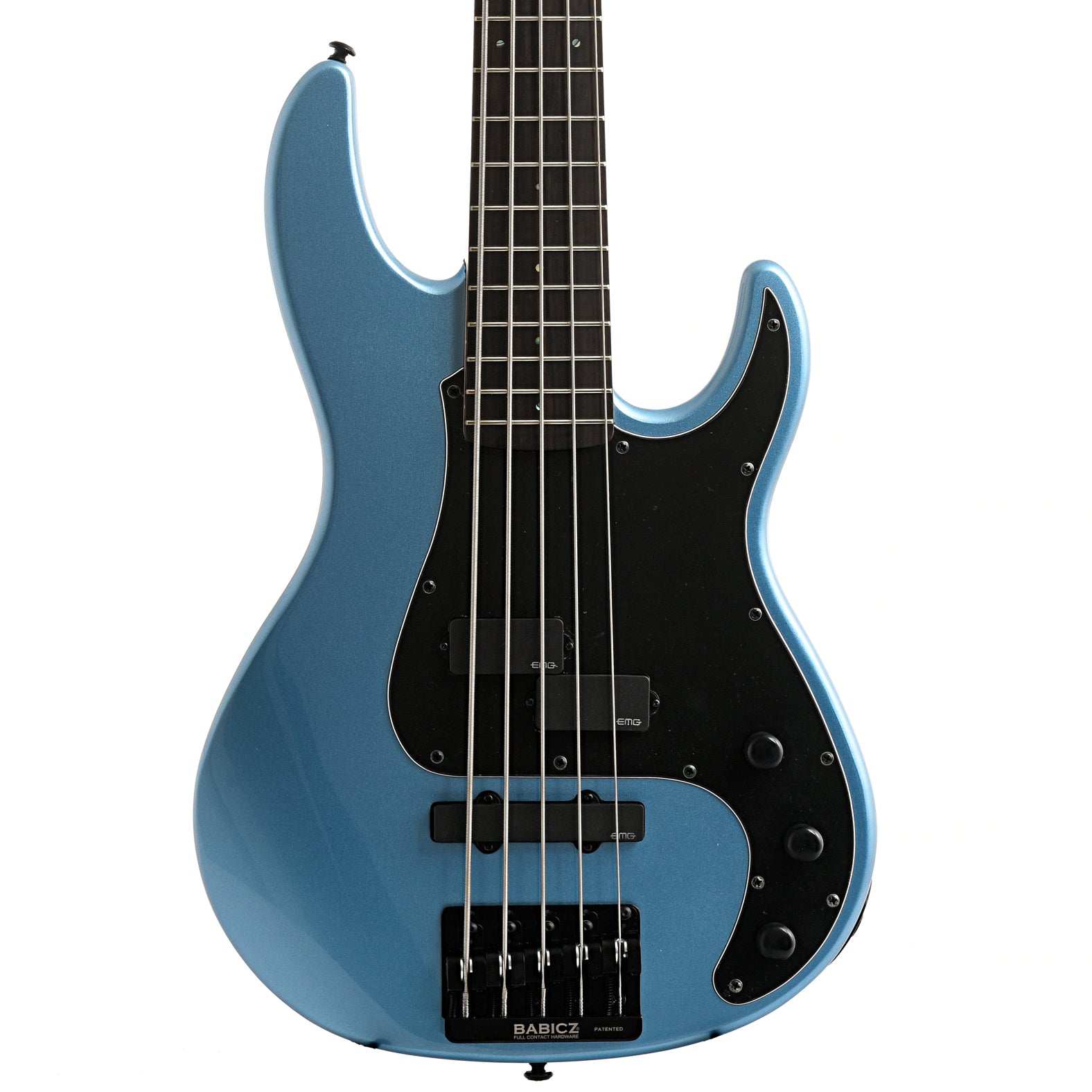 ESP LTD AP-5 5-String Bass, Pelham Blue – Elderly Instruments