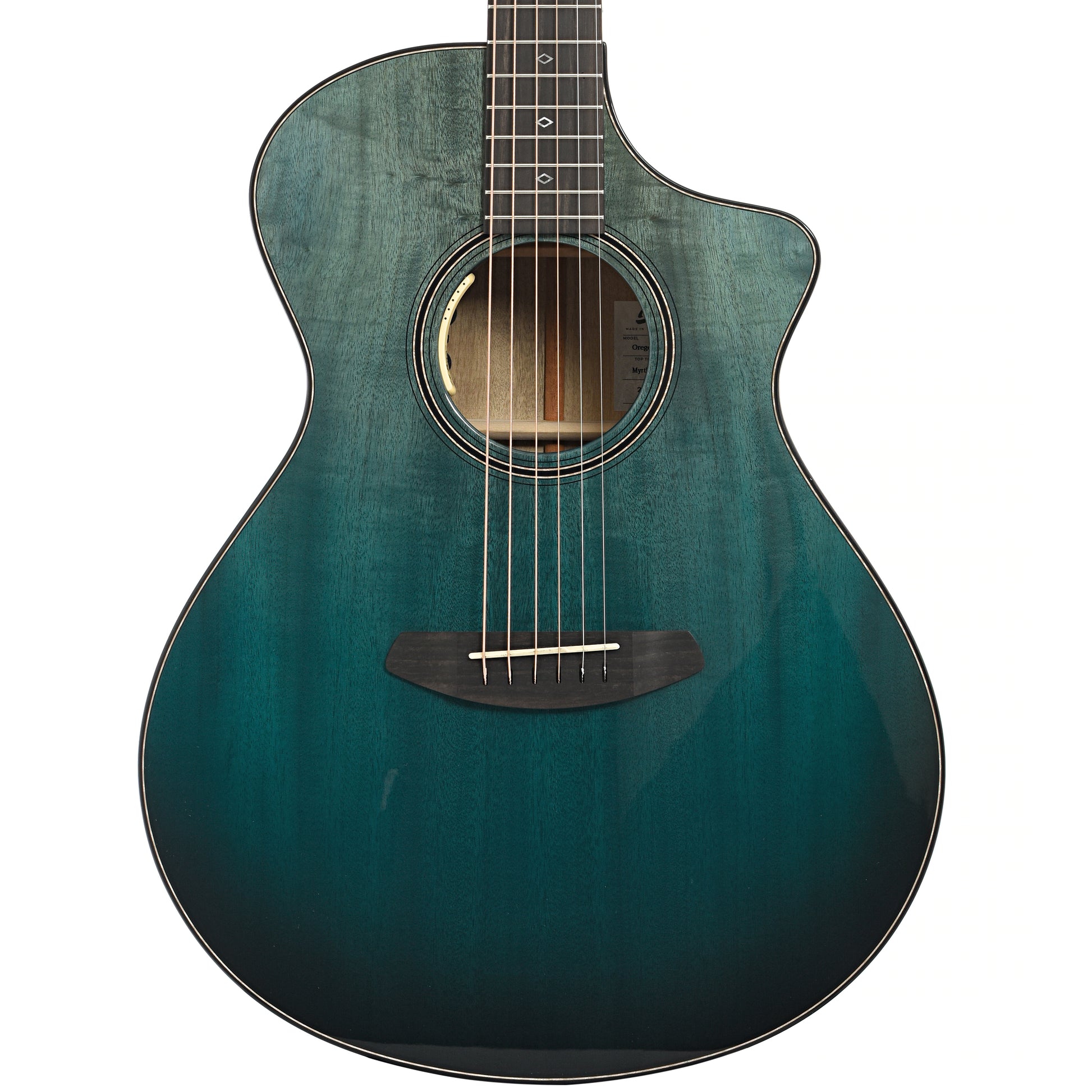 Front of Breedlove Oregon Concert Mojito CE Myrtlewood