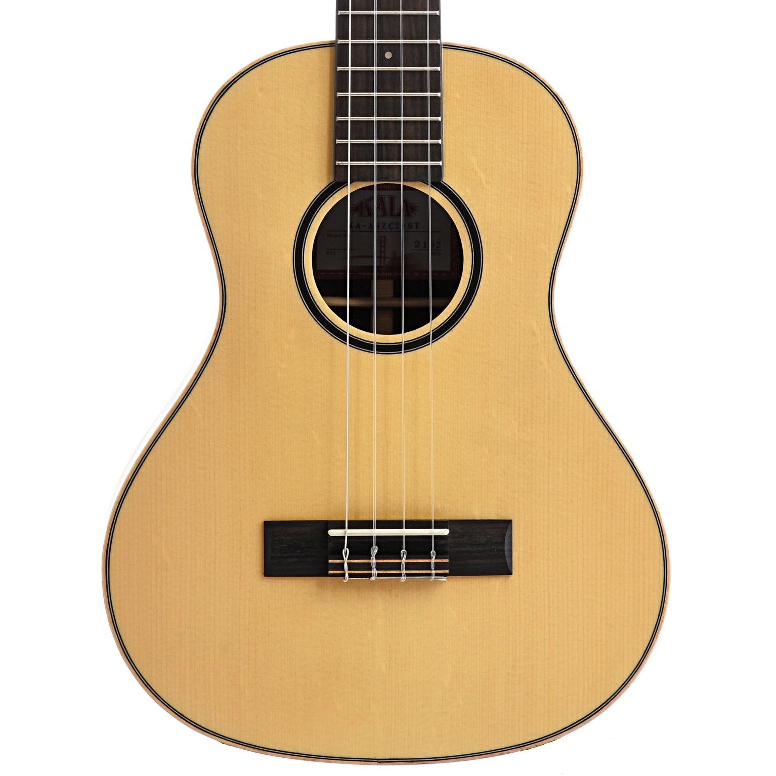 Image 4 of Kala KA-ASZCT-ST Solid Spruce and Solid Ziricote Tenor XL Ukulele - SKU# KA-ASZCT-ST : Product Type Tenor Ukuleles : Elderly Instruments