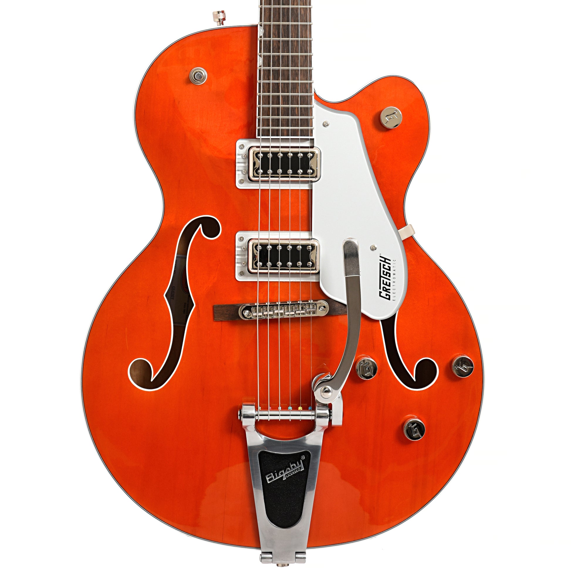 Image 2 of Gretsch G5420T Electromatic Classic Hollow Body Single Cut with Bigbsy, Orange Stain - SKU# G5420T-ORG : Product Type Hollow Body Electric Guitars : Elderly Instruments