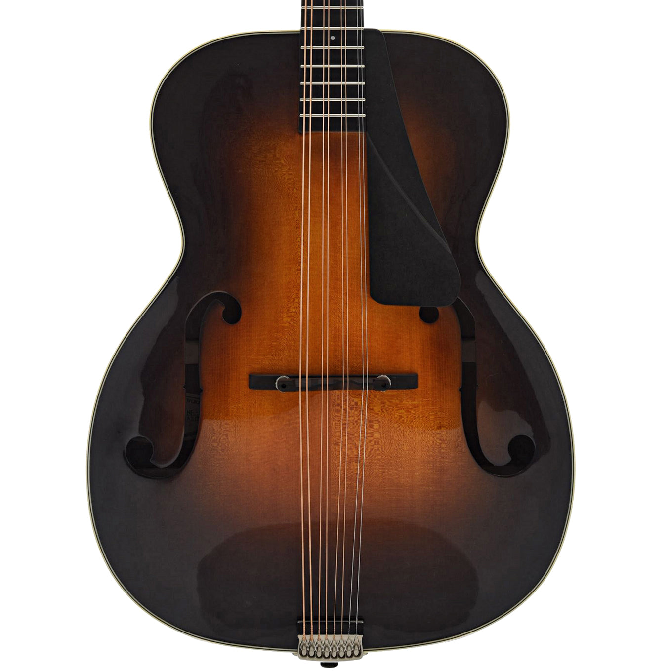 Front of Northfield Workshop NFO-AT1 Mahogany Archtop Octave Mandolin