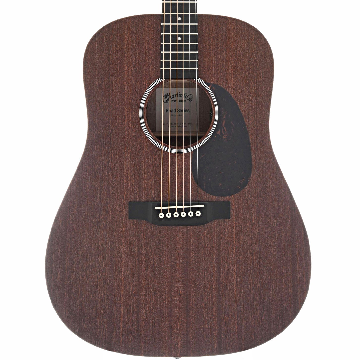 Front of Martin D-10E Sapele Top