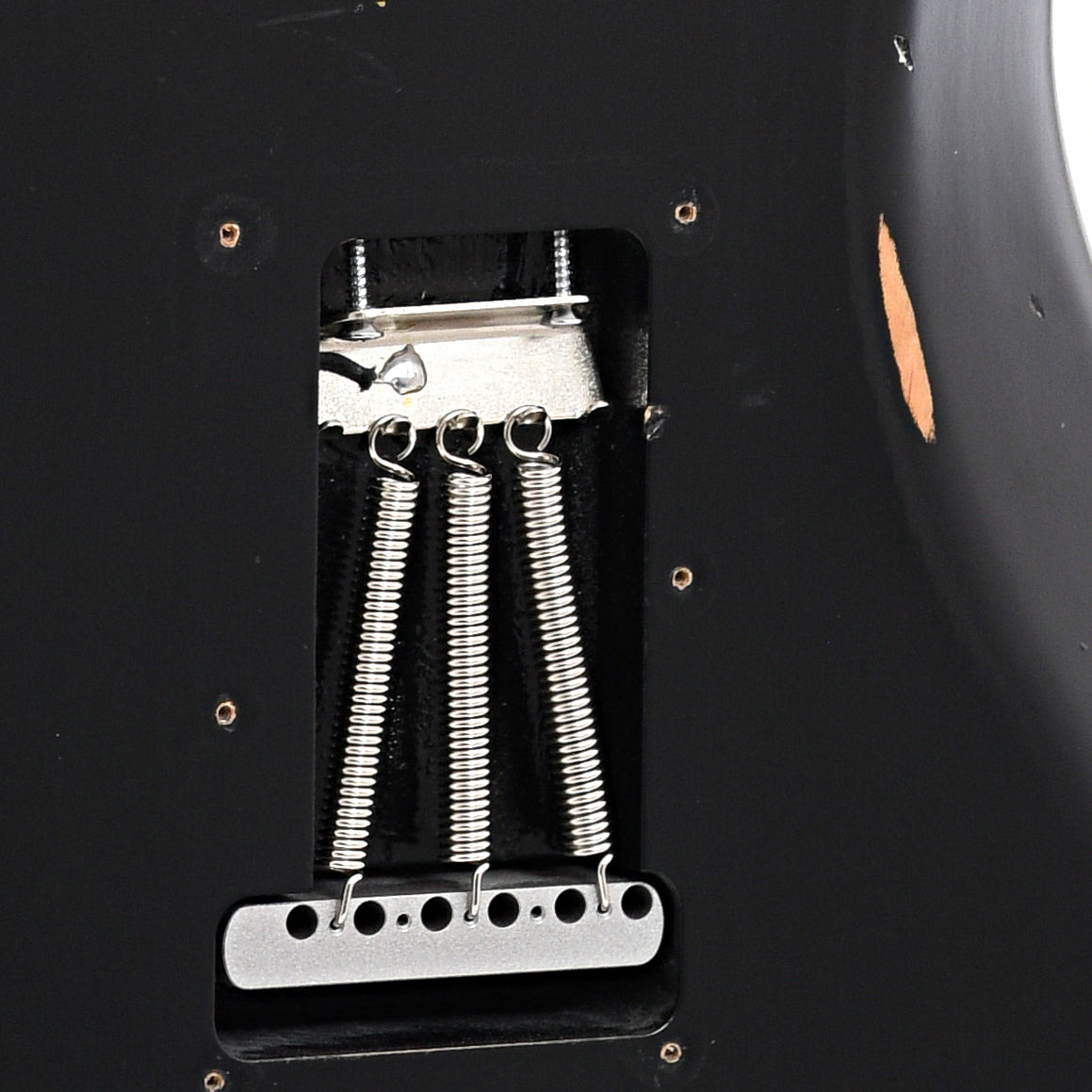 Tremolo spring cavity of Nash S-57 Custom V-Neck