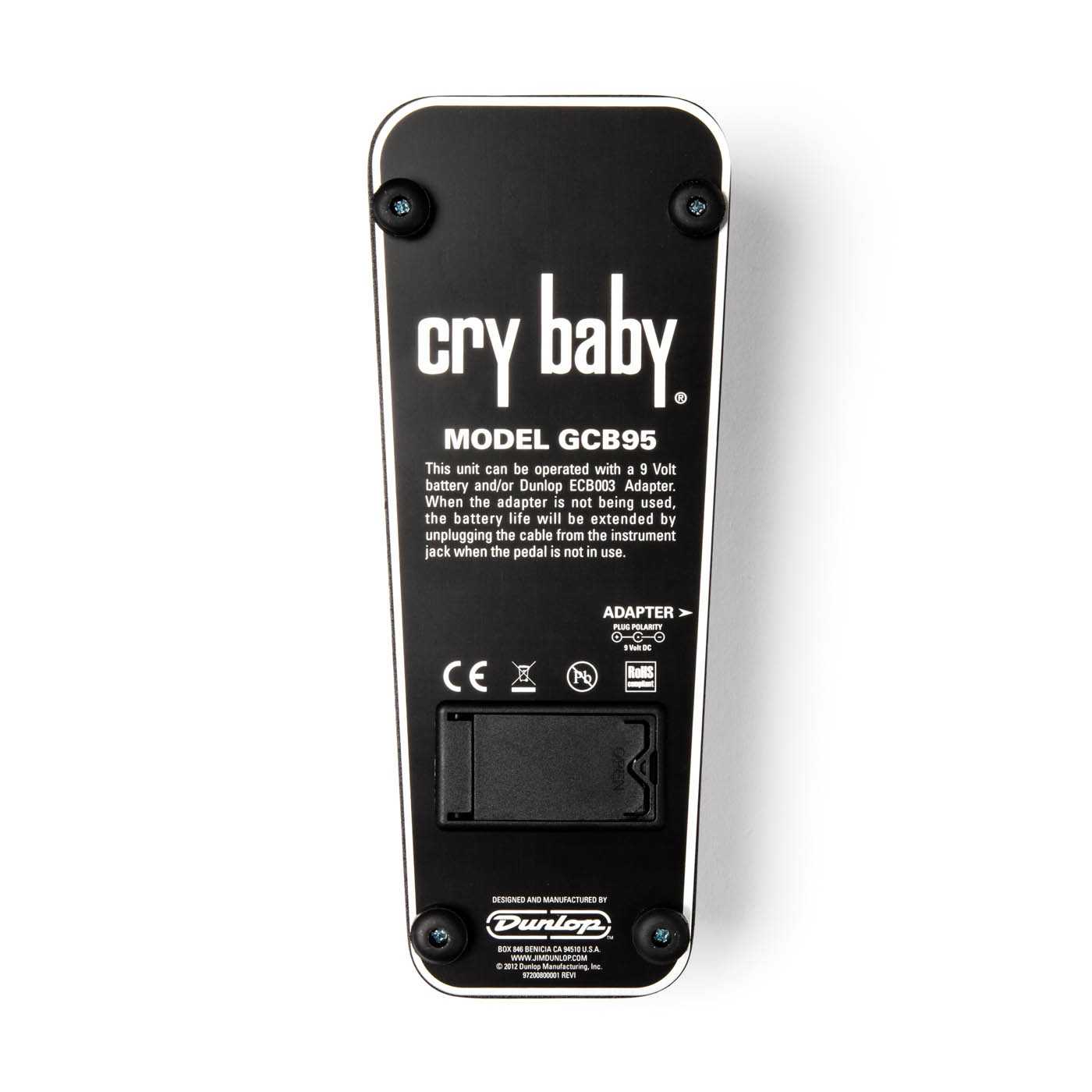 Dunlop GCB95 Cry Baby Wah Pedal – Elderly Instruments