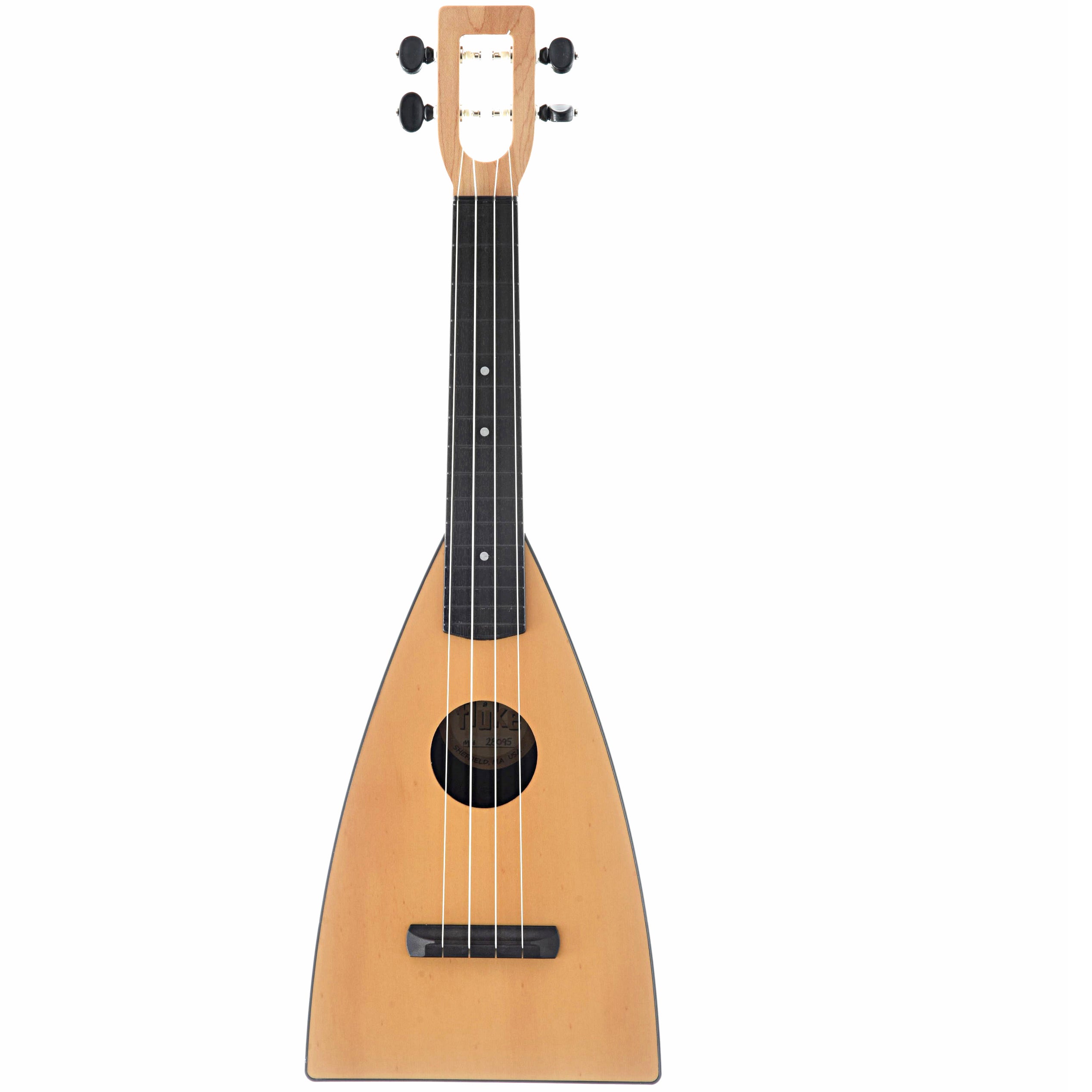 Magic Fluke Company Fluke Ukulele Concert Natural Finish With Cinch Elderly Instruments