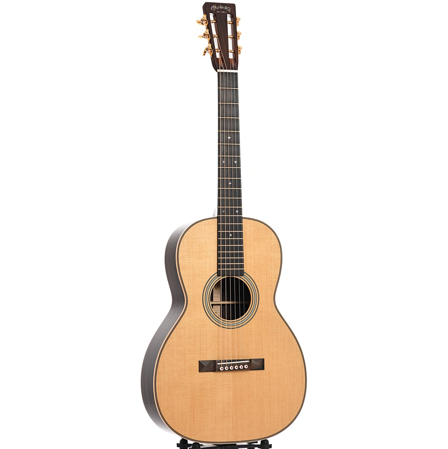 Full front and side of Martin 00-12 28 Modern Deluxe 