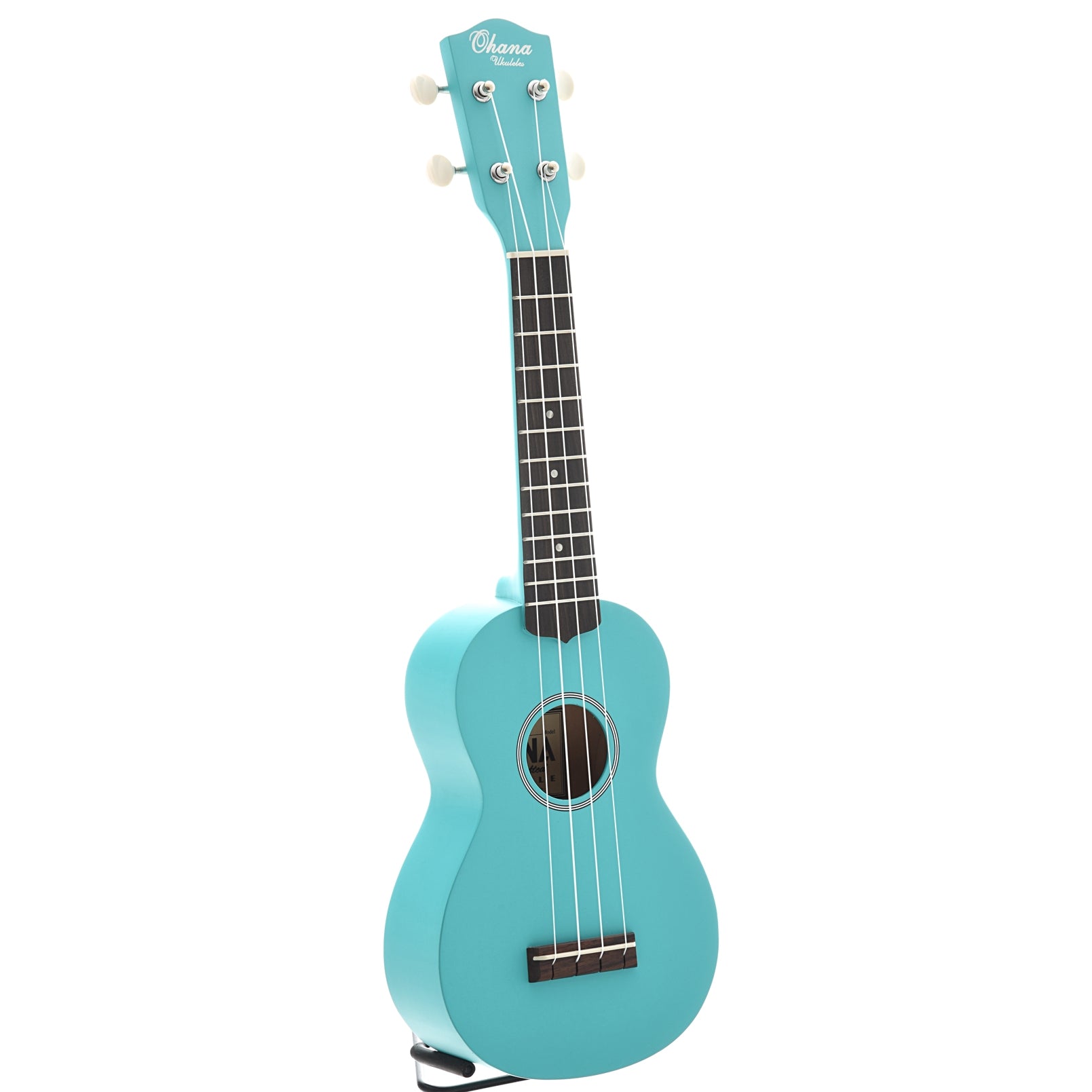 Ohana SK-10 Soprano Ukulele Starter Pack, Turquoise – Elderly