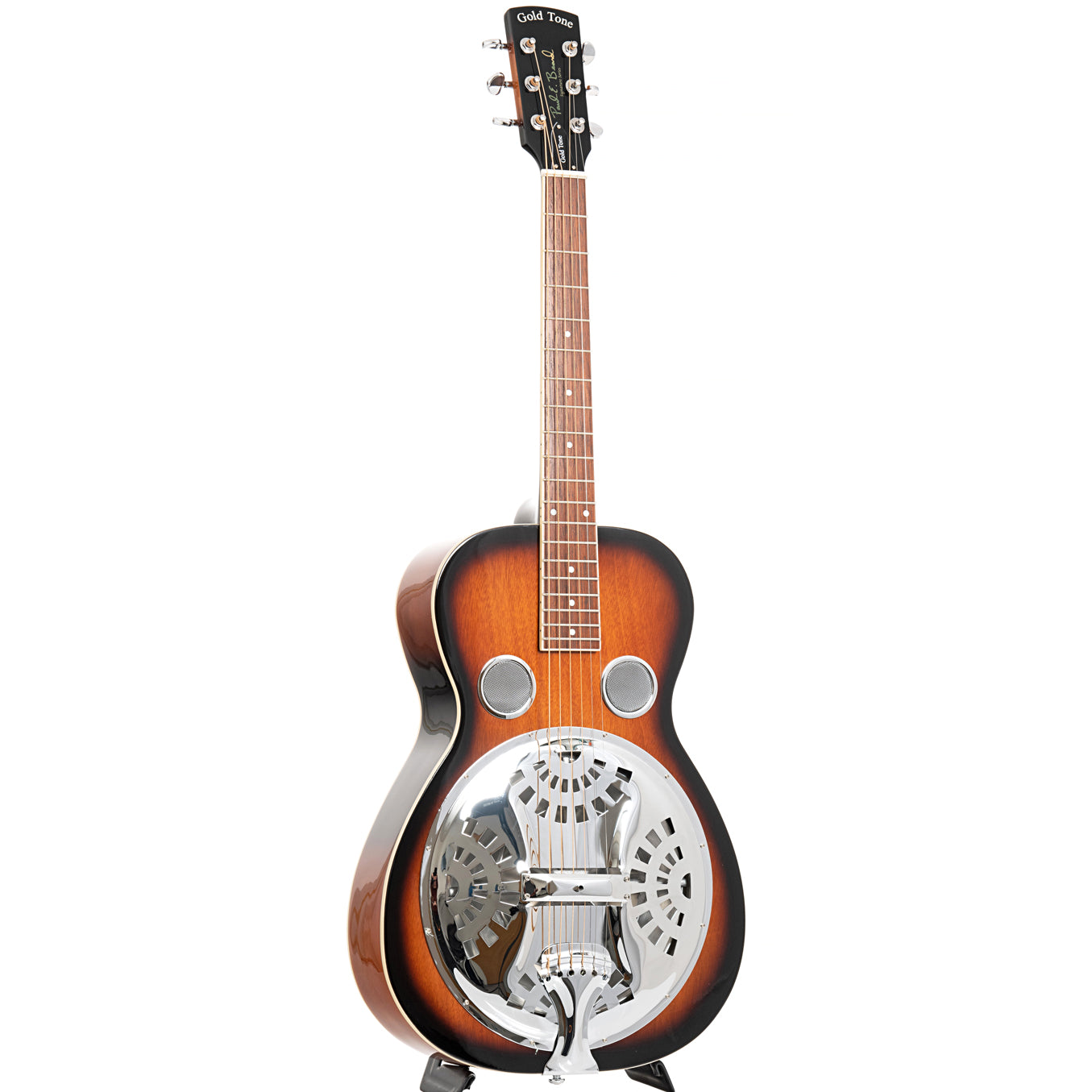 Image 11 of Beard Gold Tone PBR Mahogany Standard Roundneck Resophonic Guitar & Case - SKU# BGT1R : Product Type Resonator & Hawaiian Guitars : Elderly Instruments