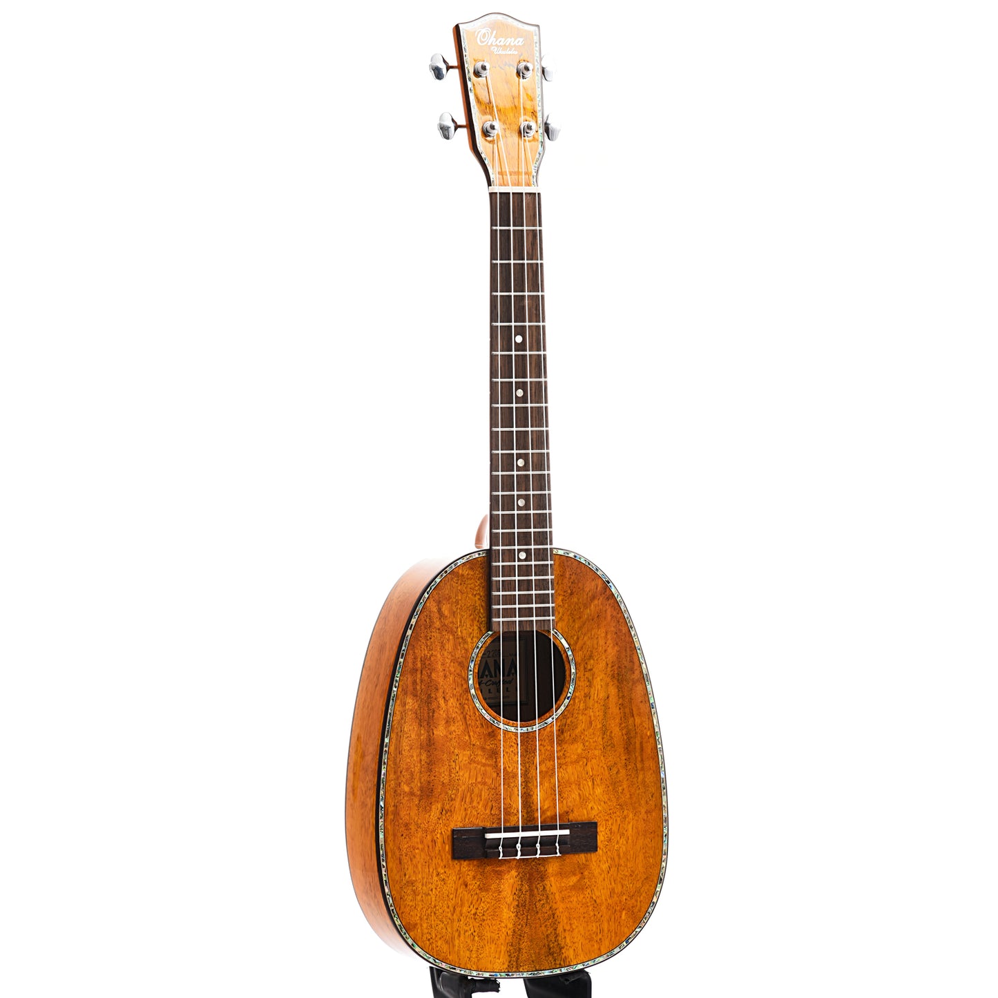 Image 2 of Ohana PKT-220G Pineapple Tenor Ukulele - SKU# PKT220G : Product Type Tenor Ukuleles : Elderly Instruments