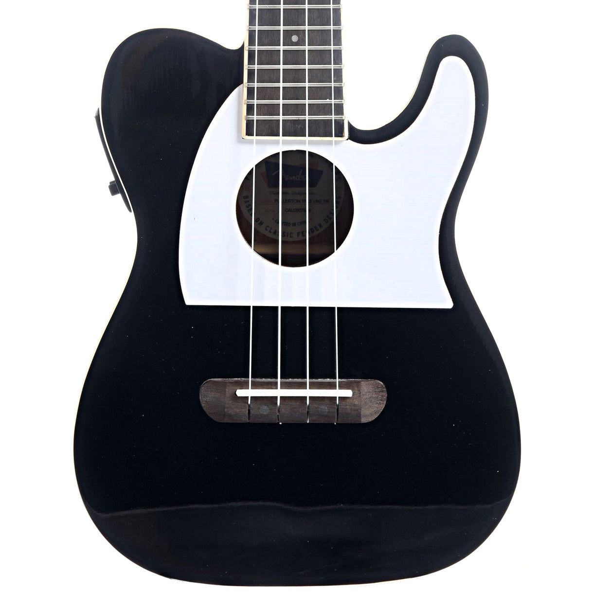 Fender Fullerton Tele Ukulele Black Elderly Instruments