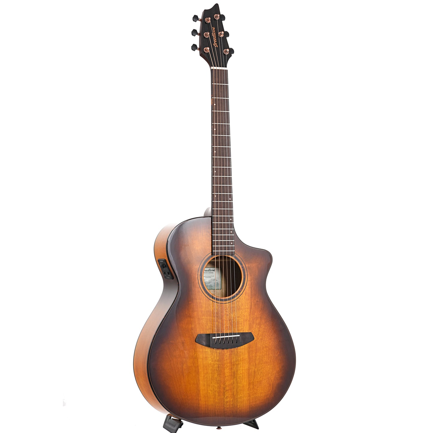 Image 11 of Breedlove Pursuit Exotic S Concert Tiger's Eye CE Myrtlewood-Myrtlewood Acoustic-Electric Guitar- SKU# BPEX-CTT : Product Type Flat-top Guitars : Elderly Instruments