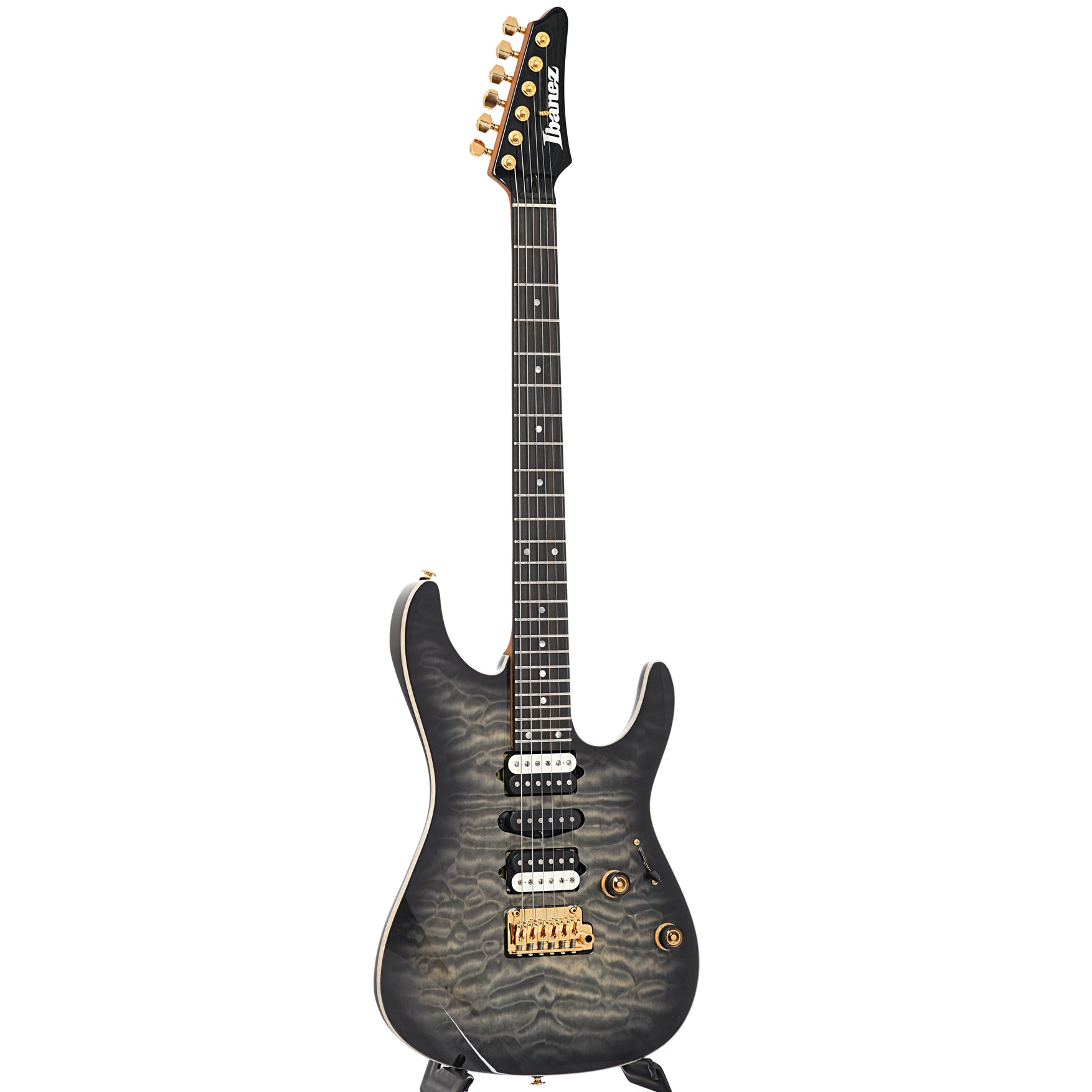 Ibanez Premium AZ47P1QM, Black Ice Burst – Elderly Instruments