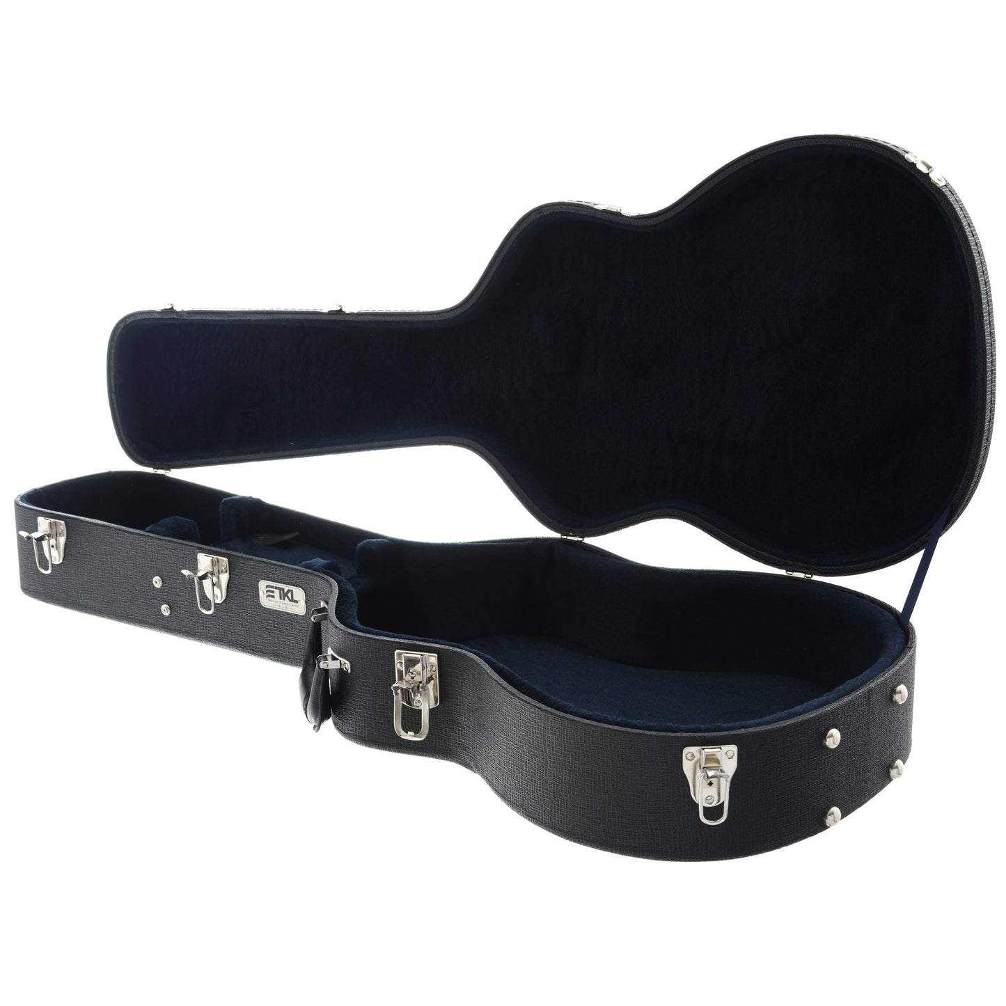 Full Inside and Side of TKL LTD Series Resophonic Guitar Case