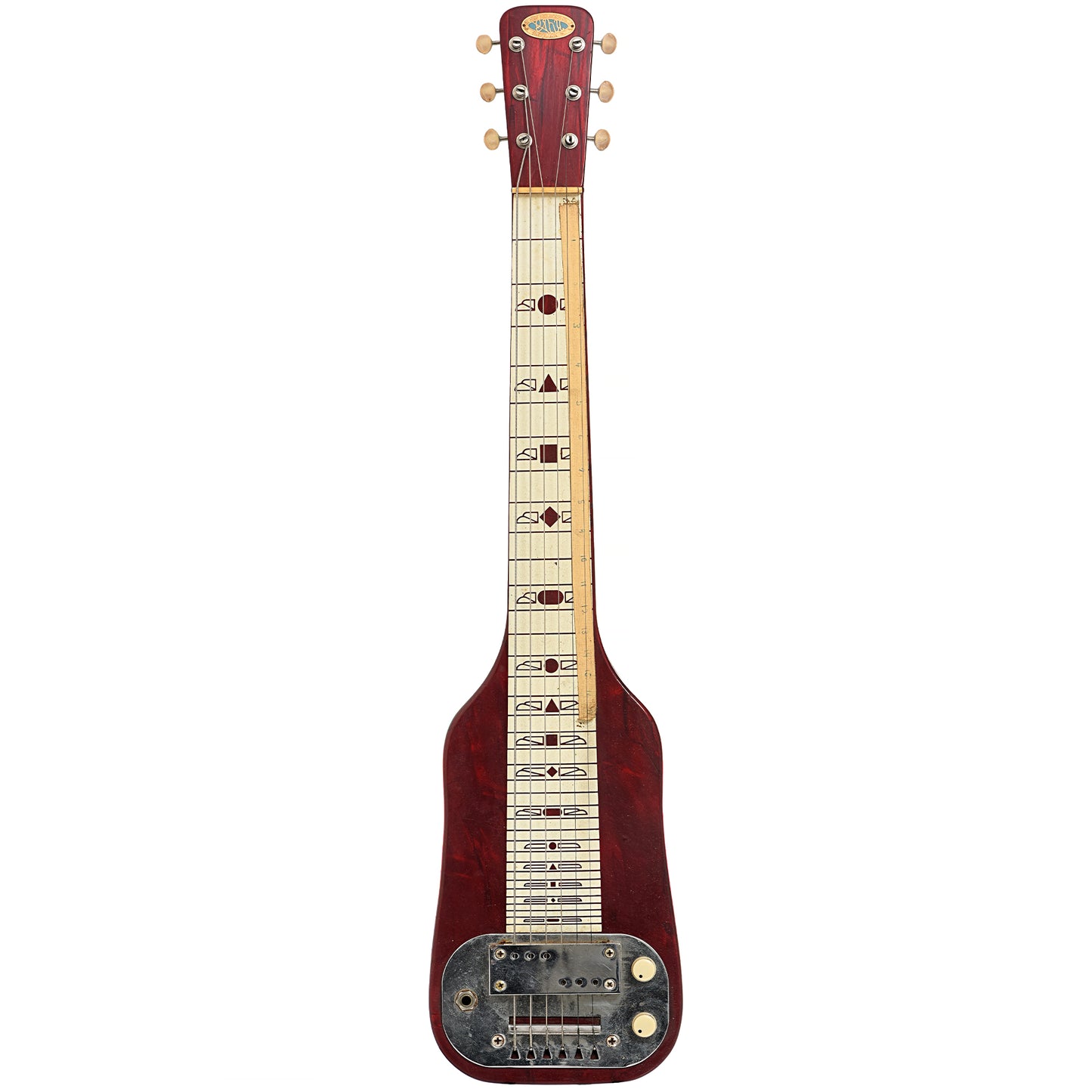 Full front of Oahu Model 1444 Lap Steel (1957)